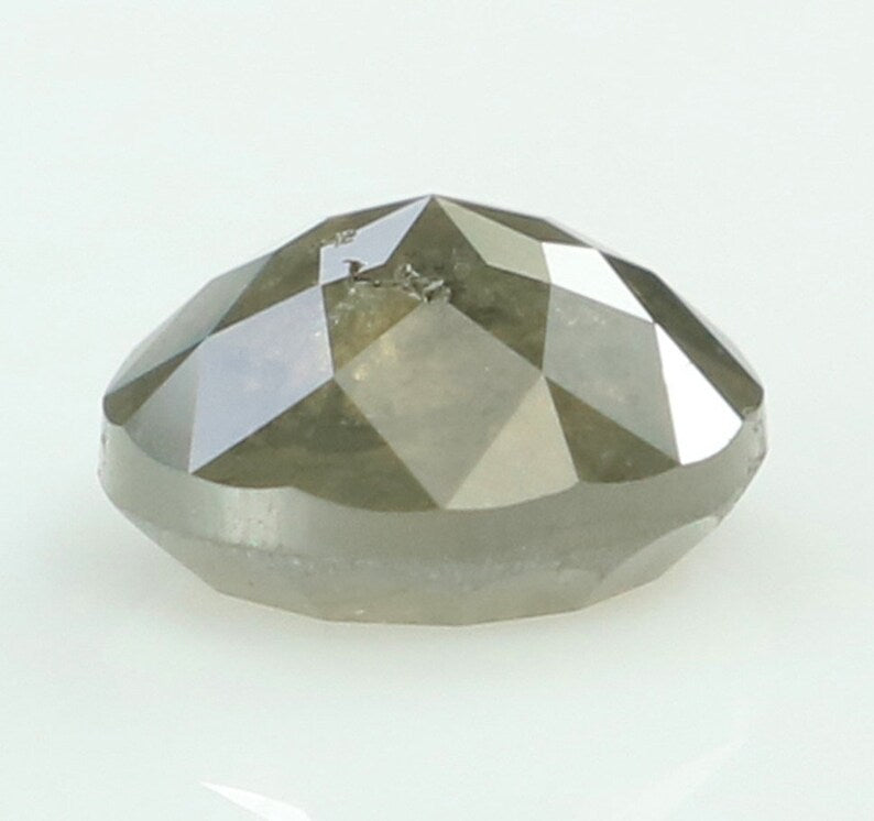 0.79 Ct Natural Loose Round Rose Cut Diamond Grey Color Round Cut Diamond 5.50 MM Natural Loose Diamond Round Shape Rose Cut Diamond N8607