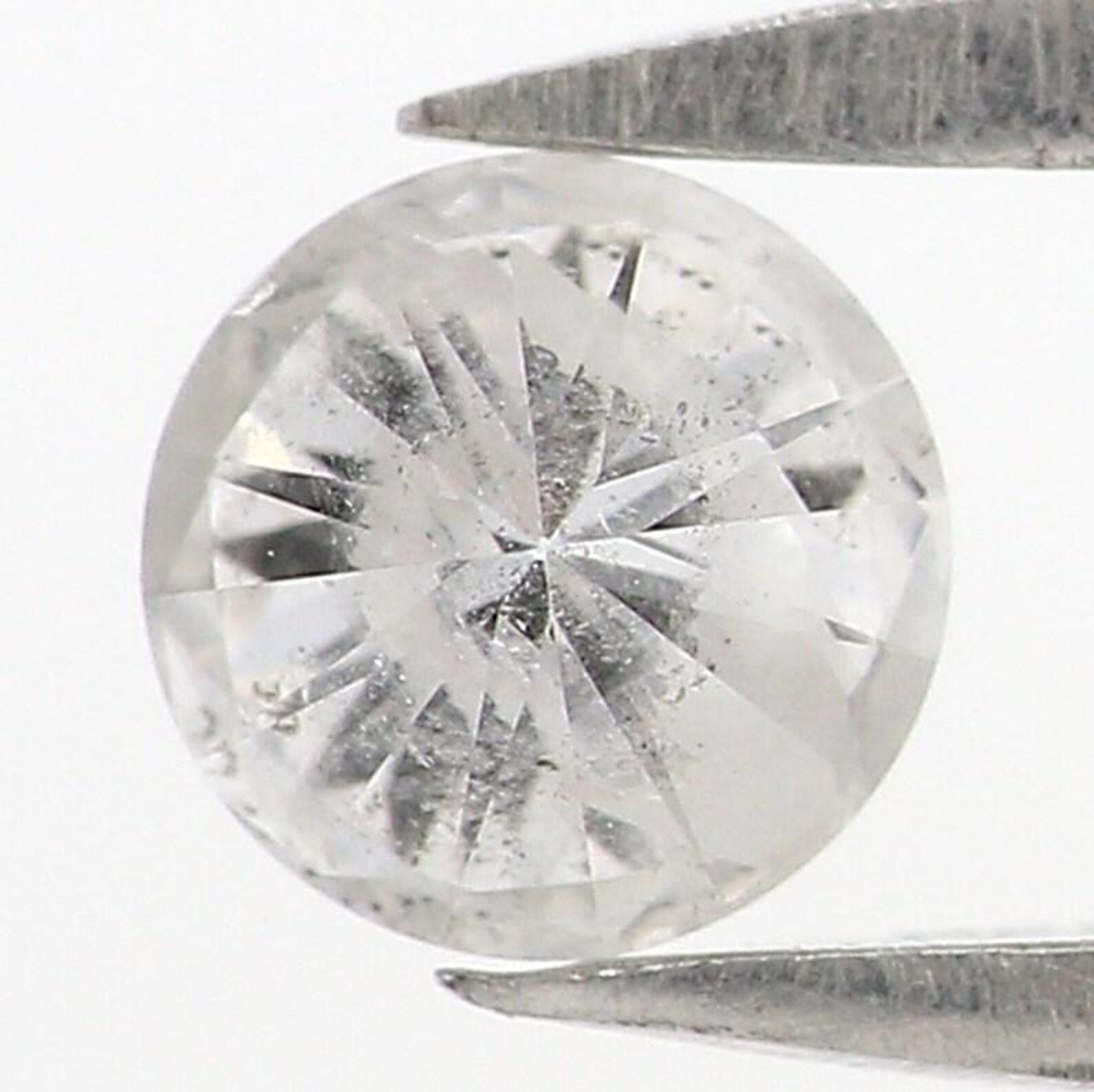 0.26 CT Natural Loose Round Cut Diamond Grey Color Round Diamond 4.10 MM Natural Diamond White Color Round Brilliant Cut Diamond NQ7712