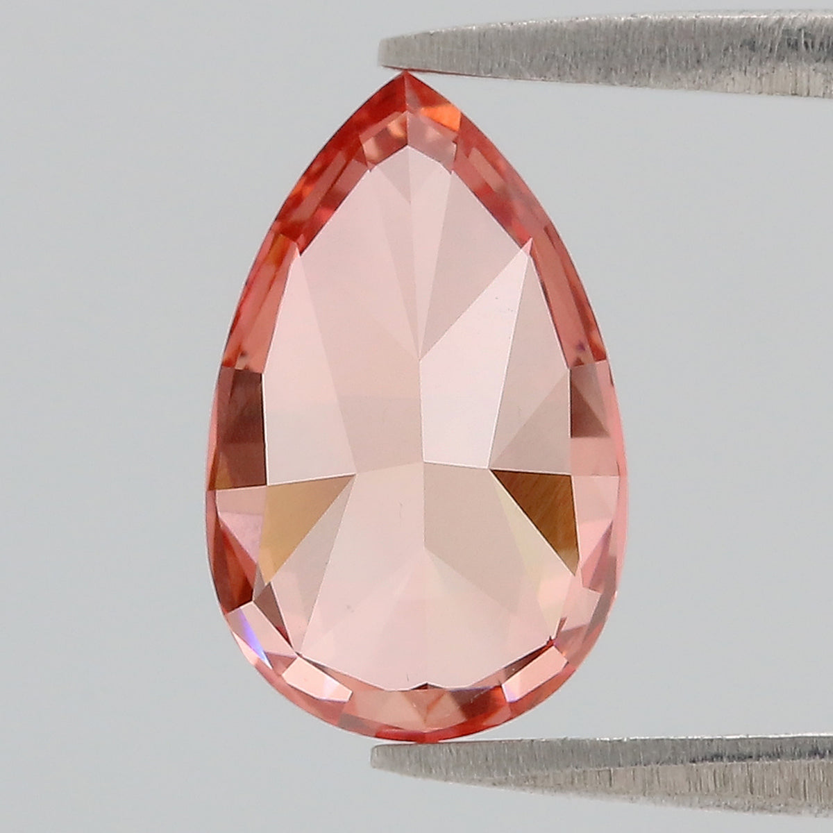 3.07 CT IGI Certified Pear Modified Brilliant Cut Diamond Fancy Vivid Pink Color VVS2 Clarity Lab Grown Diamond Lab Created Diamond L3689