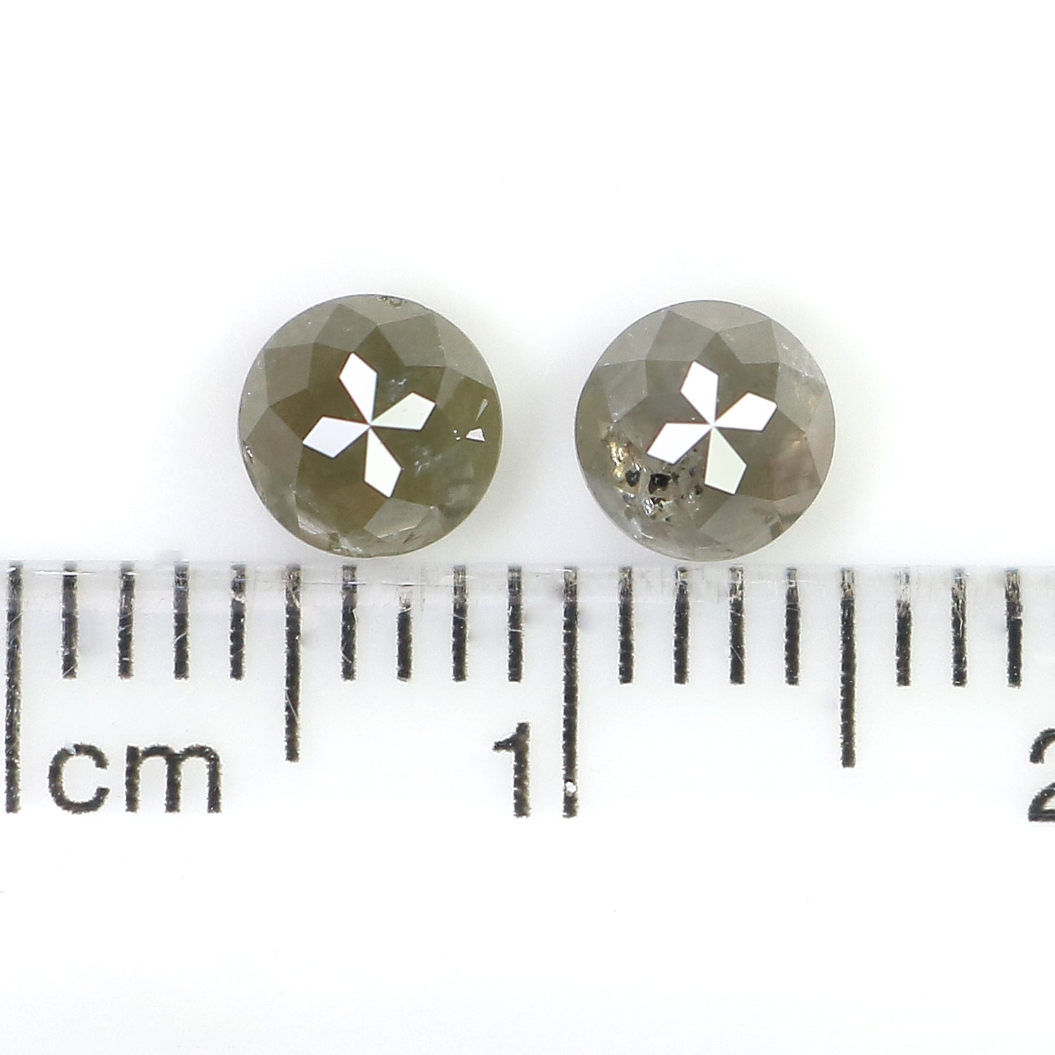 1.14 CT Natural Loose Round Rose Cut Diamond Grey Color Round Cut Diamond 4.70 MM Natural Loose Diamond Round Rose Cut Shape Diamond LQ6334