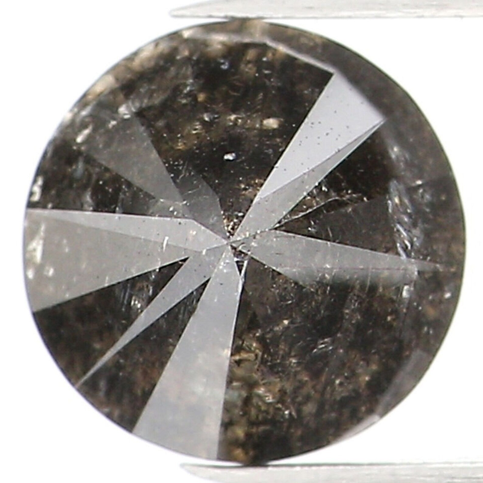 1.02 CT Natural Loose Round Shape Diamond Salt And Pepper Round Cut Diamond 6.10 MM Natural Loose Diamond Round Brilliant Cut Diamond QN1453