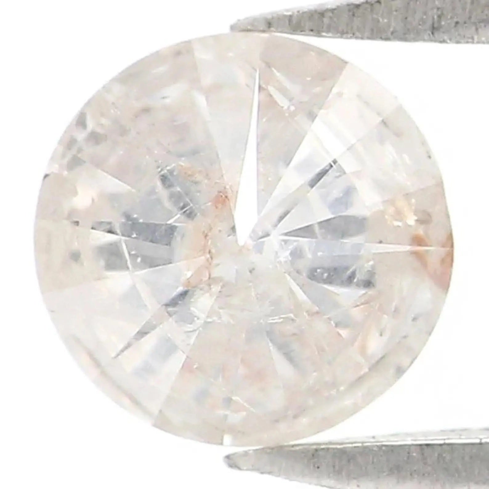 0.52 CT Natural Loose Round Shape Diamond White Milky Color Round Diamond 5.00 MM Natural Loose Diamond Round Brilliant Cut Diamond NQB7370