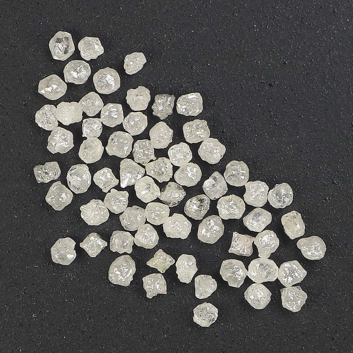 Natural Loose Diamond Rough Rare Raw Cube Ice Grey Color I3 Clarity 3.00 Ct Lot Q97