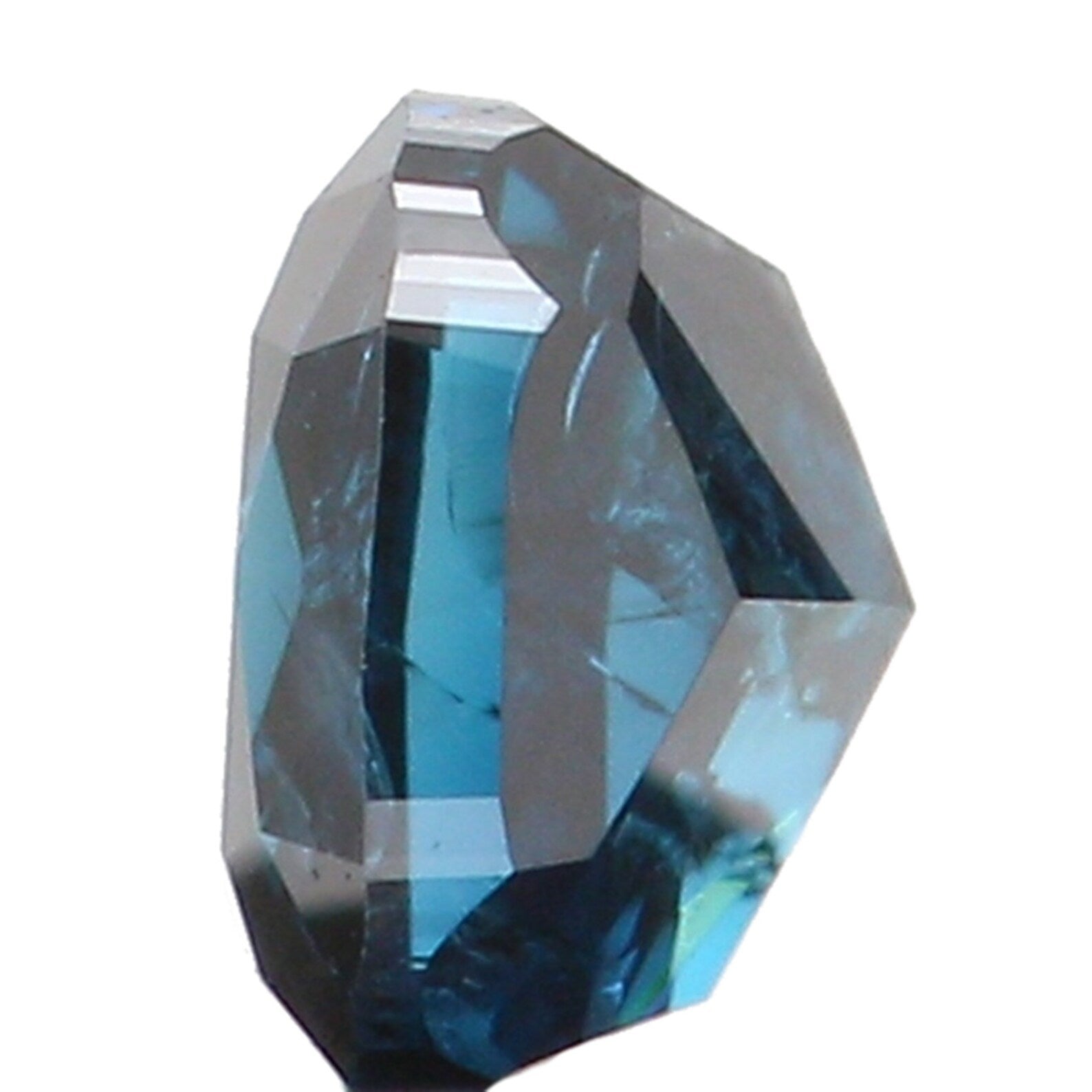 0.13 Ct Natural Loose Diamond, Cushion Diamond, Blue Diamond, Polished Diamond, Brilliant Cut Diamond, Rustic Diamond, Antique Diamond N6523