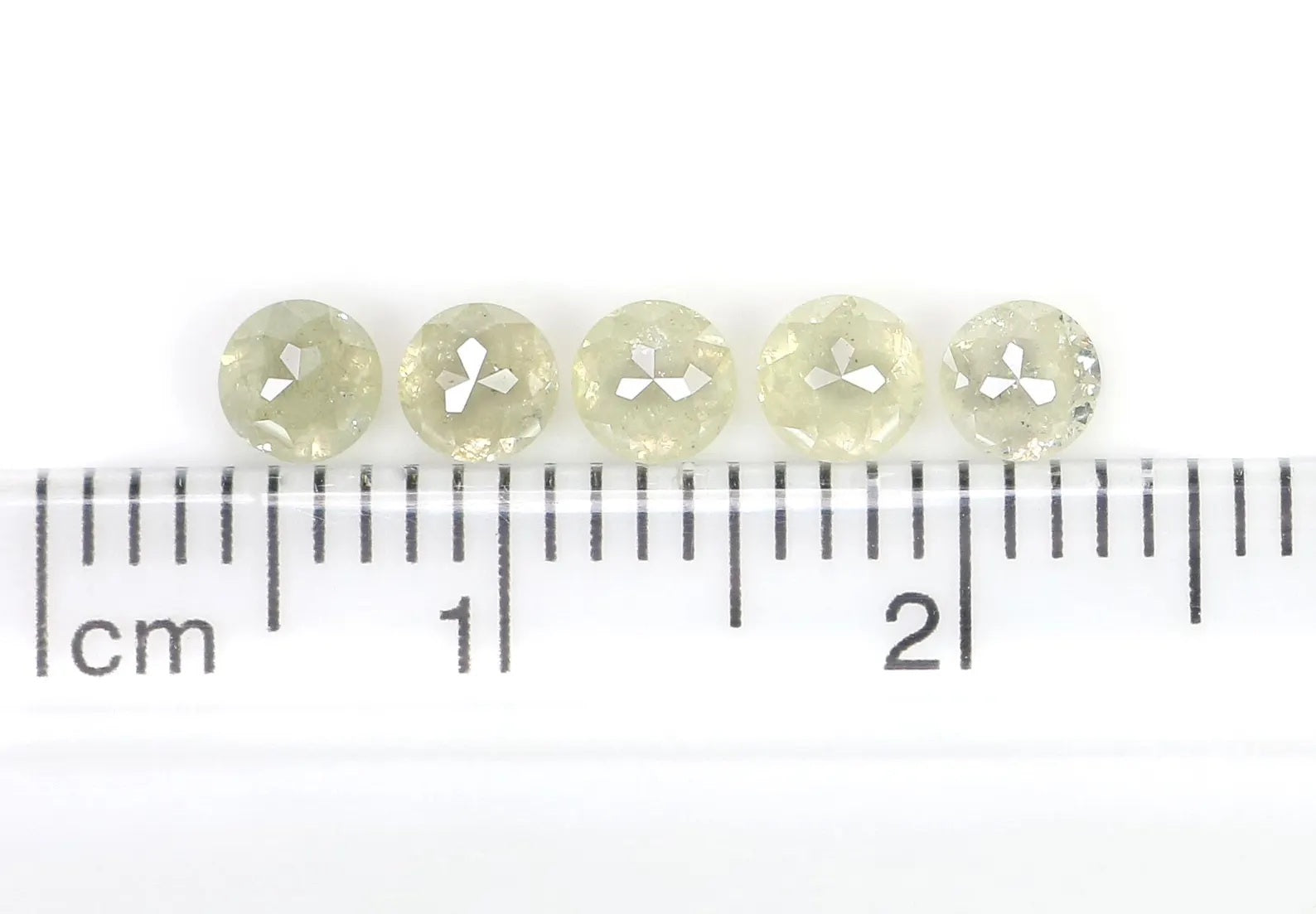1.35 CT Natural Loose Round Shape Diamond Grey Color Round Diamond 3.50 MM Natural Loose Diamond Grey Color Round Rose Cut Diamond NQ7030