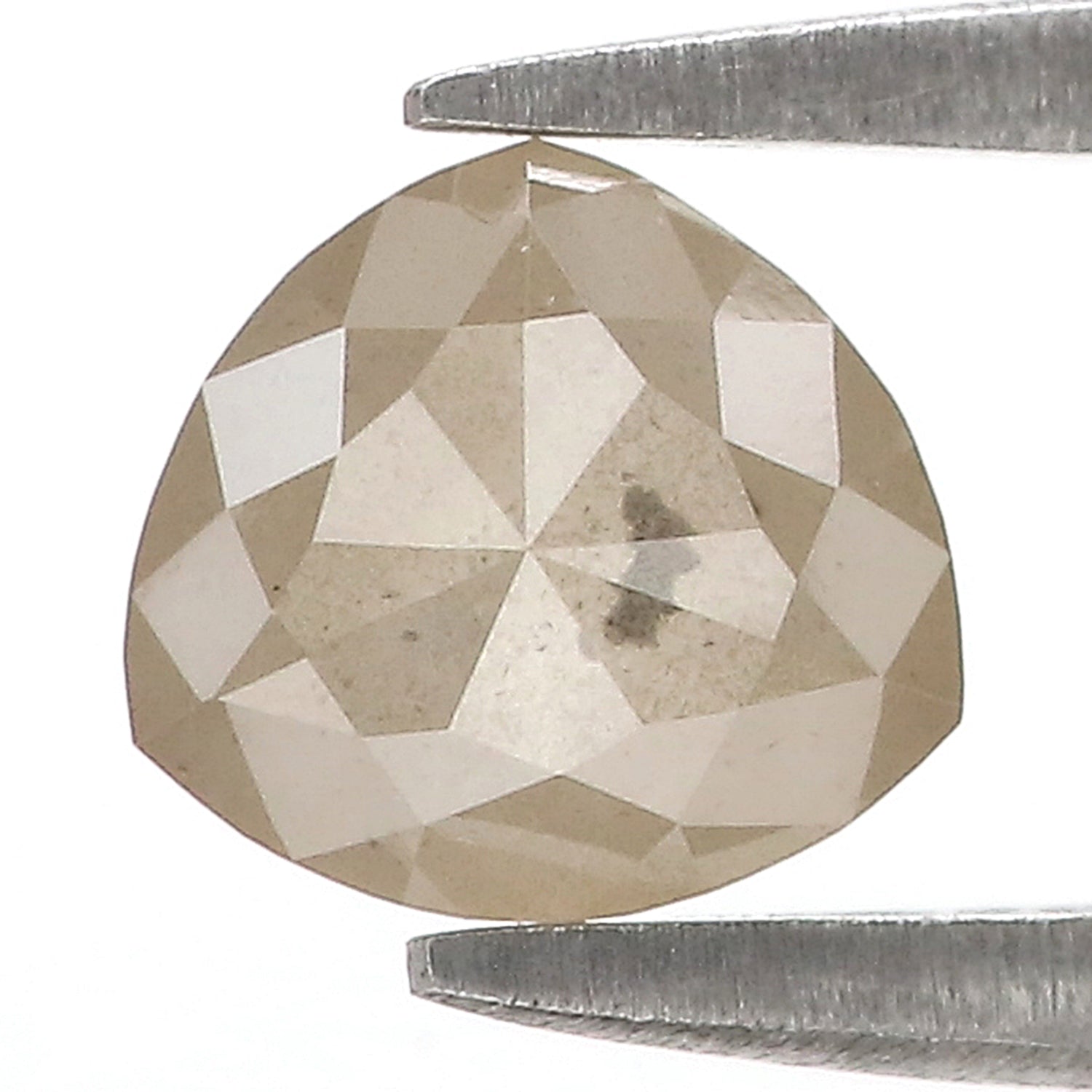 1.97 CT Natural Loose Triangle Shape Diamond Grey Color Triangle Cut Diamond 7.10 MM Natural Loose Diamond Triangle Rose Cut Diamond LQ7522