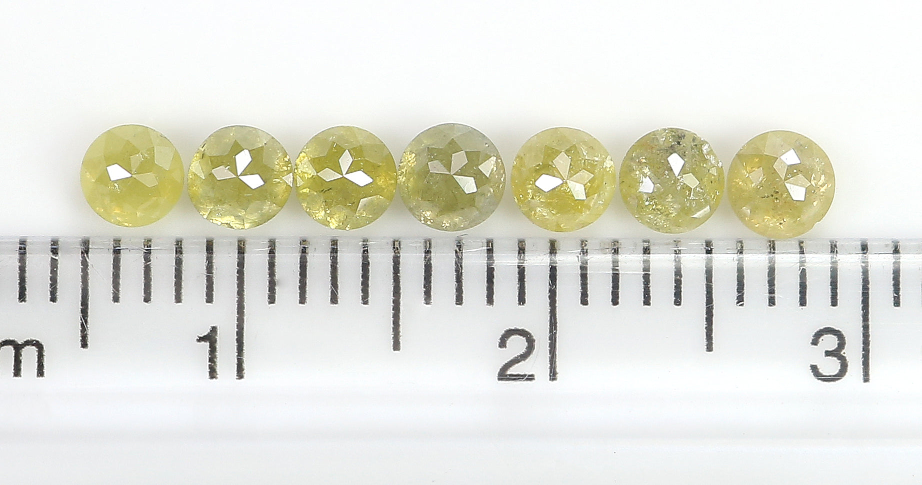 1.42 CT Natural Loose Round Rose Cut Diamond Yellow Color Round Shape Diamond 3.30 MM Natural Yellow Color Round Rose Cut Diamond LQ1740