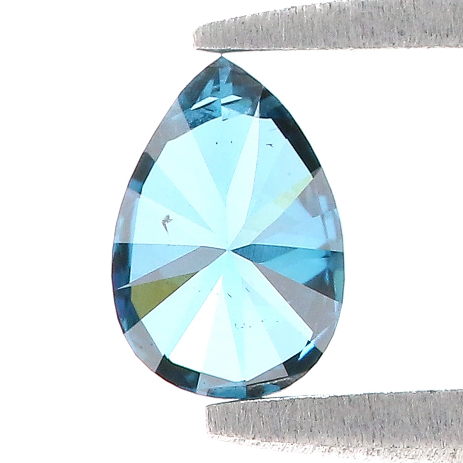 0.28 CT Natural Loose Pear Shape Diamond Blue Color Pear Cut Diamond 5.45 MM Natural Blue Color Diamond Pear Brilliant Cut Diamond LQ899