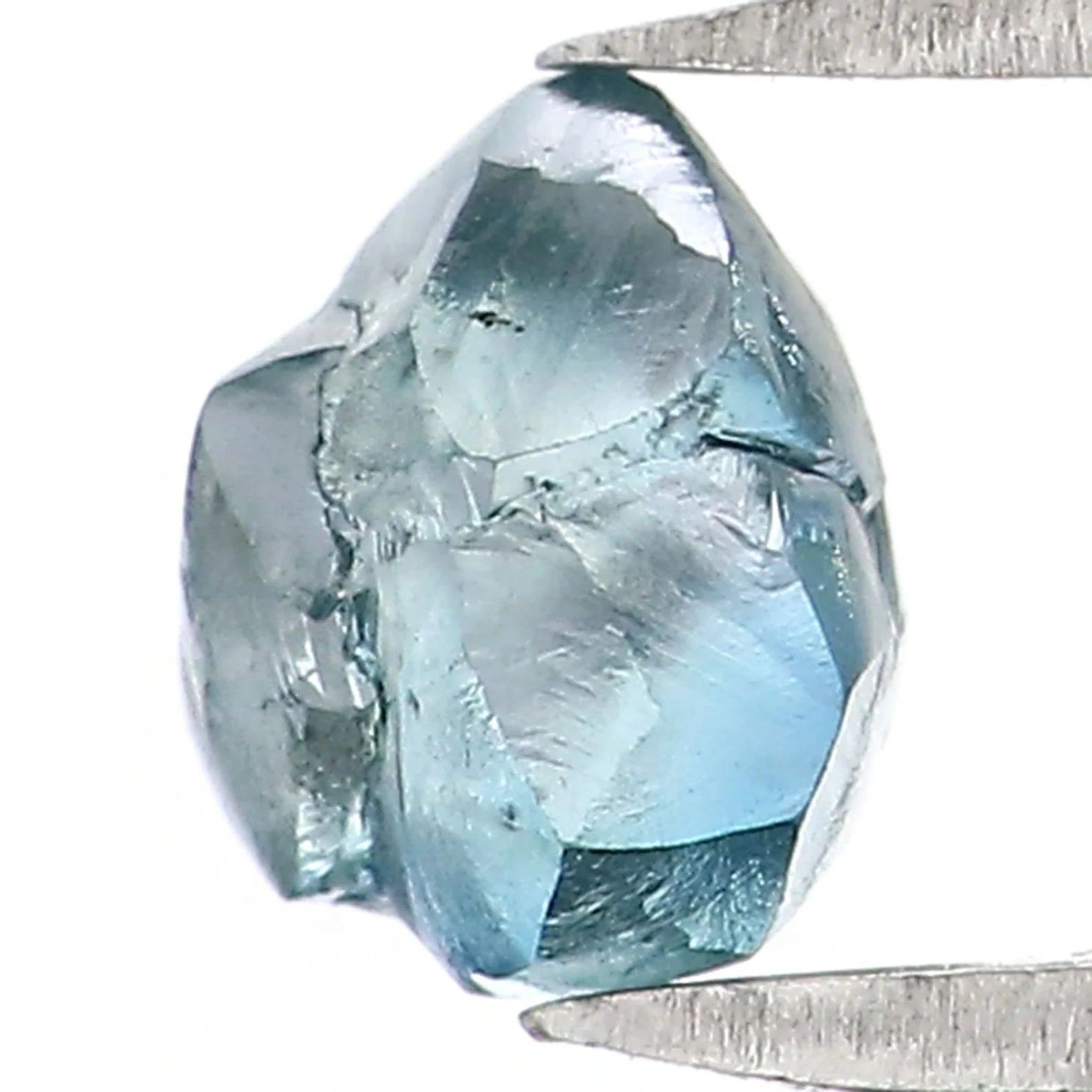 0.74 CT Natural Loose Rough Shape Diamond Blue Color Rough Irregular Cut Diamond 5.30 MM Natural Loose Diamond Rough Uncut Diamond NQ2023