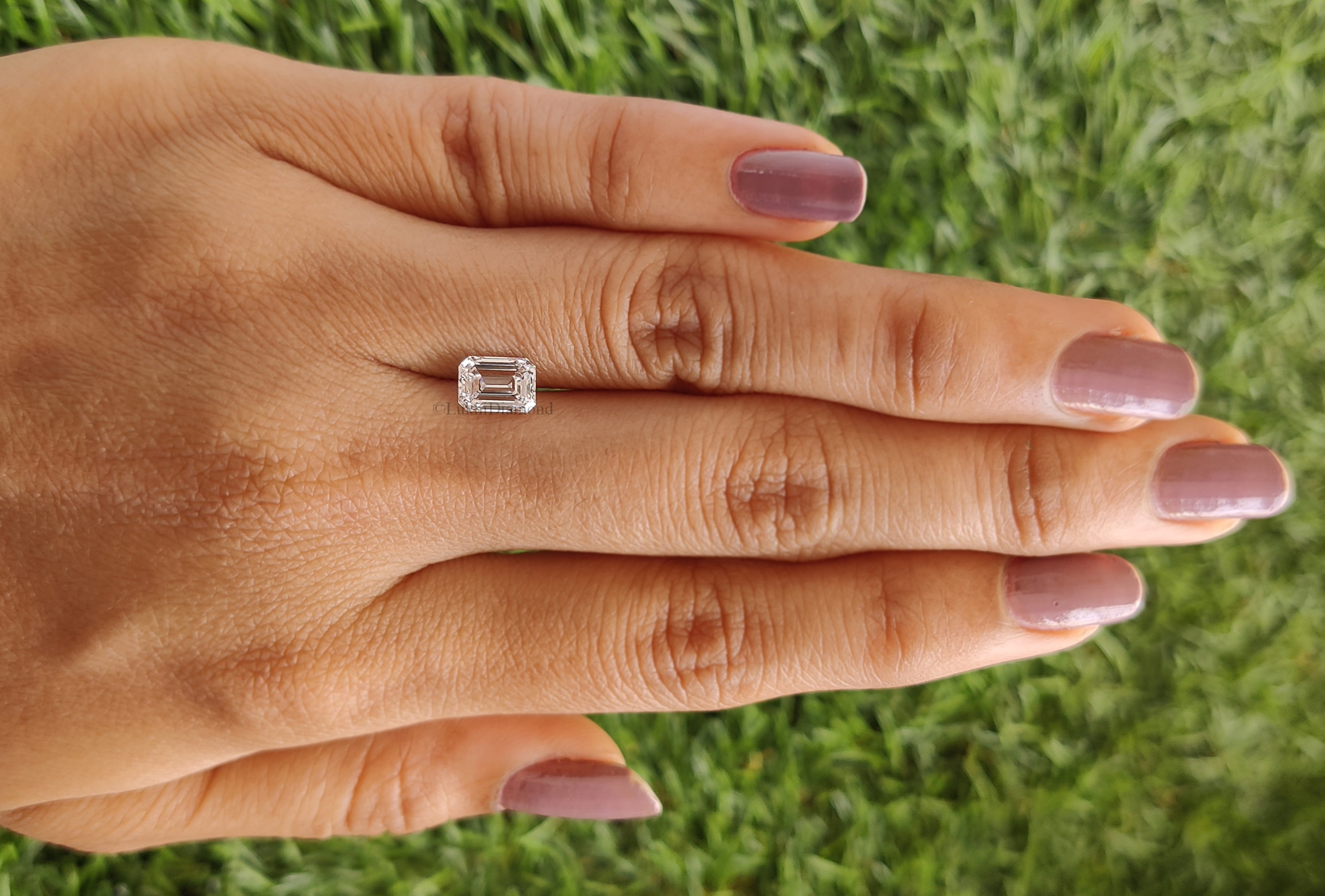 IGI Certified 1 Ct, 1.5 Ct, 2 Ct, 2.5 Ct, 3 Ct Emerald Brilliant Cut E/F Color VS Clarity Lab Grown Diamond Lab Created Loose Diamond Q106