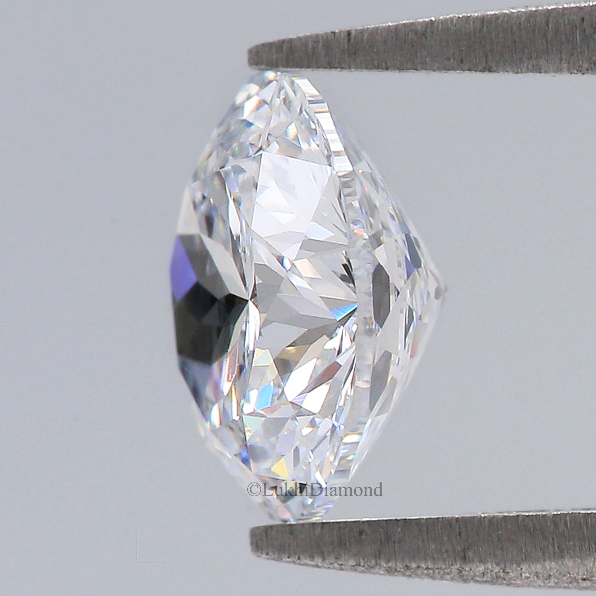 2.14 CT IGI Certified Round Portuguese Cut Diamond White - E Color VVS2 Clarity Lab Grown Lab Created Round Mixed Cut CVD Diamond L3326