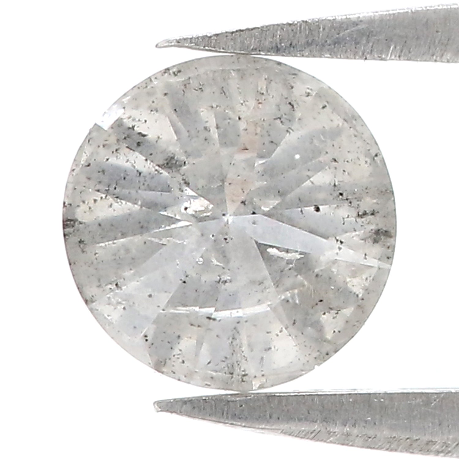 1.43 CT Natural Loose Round Shape Diamond Grey Color Round Cut Diamond 6.75 MM Natural Loose Diamond Round Brilliant Cut Diamond QL8207