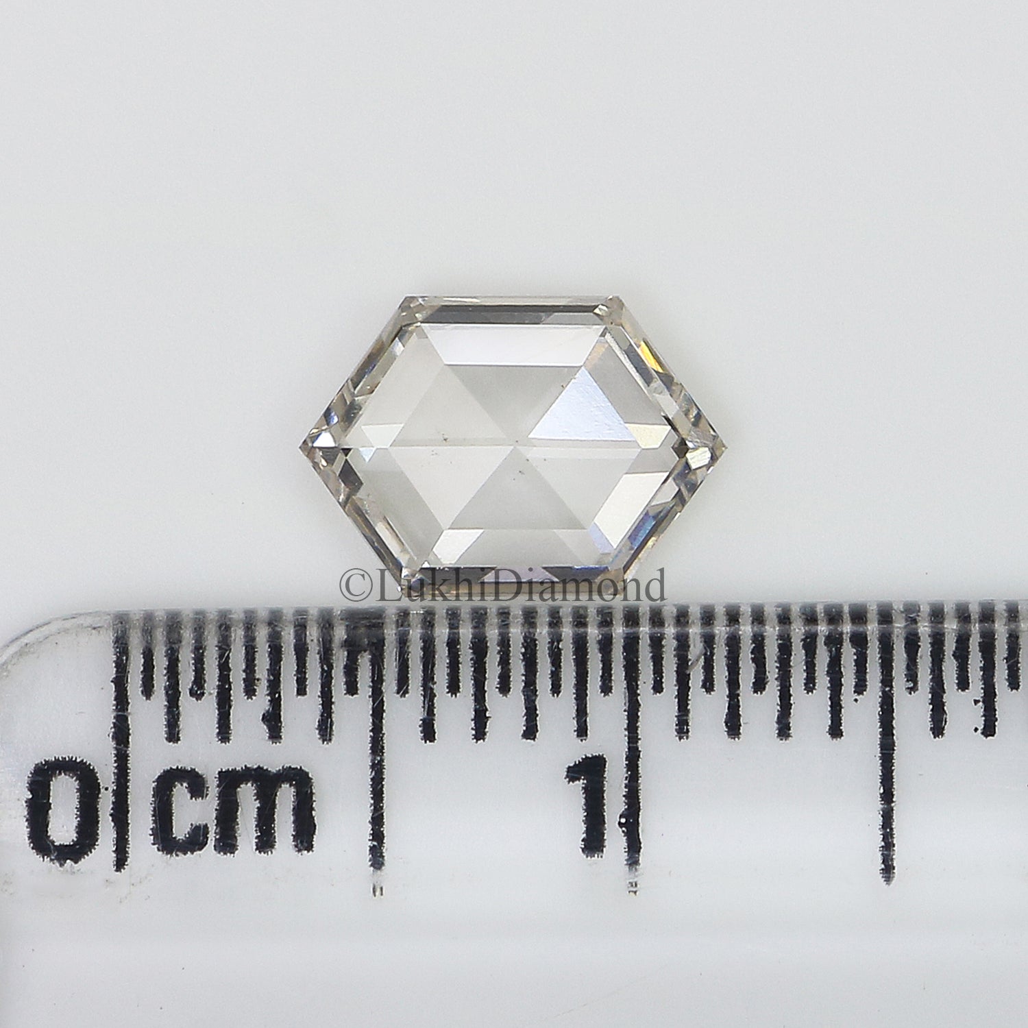 0.95 CT Hexagon Brilliant Cut Diamond White - G Color VS Clarity Lab Grown Diamond Lab Created Loose Diamond Hexagon CVD Diamond L3108