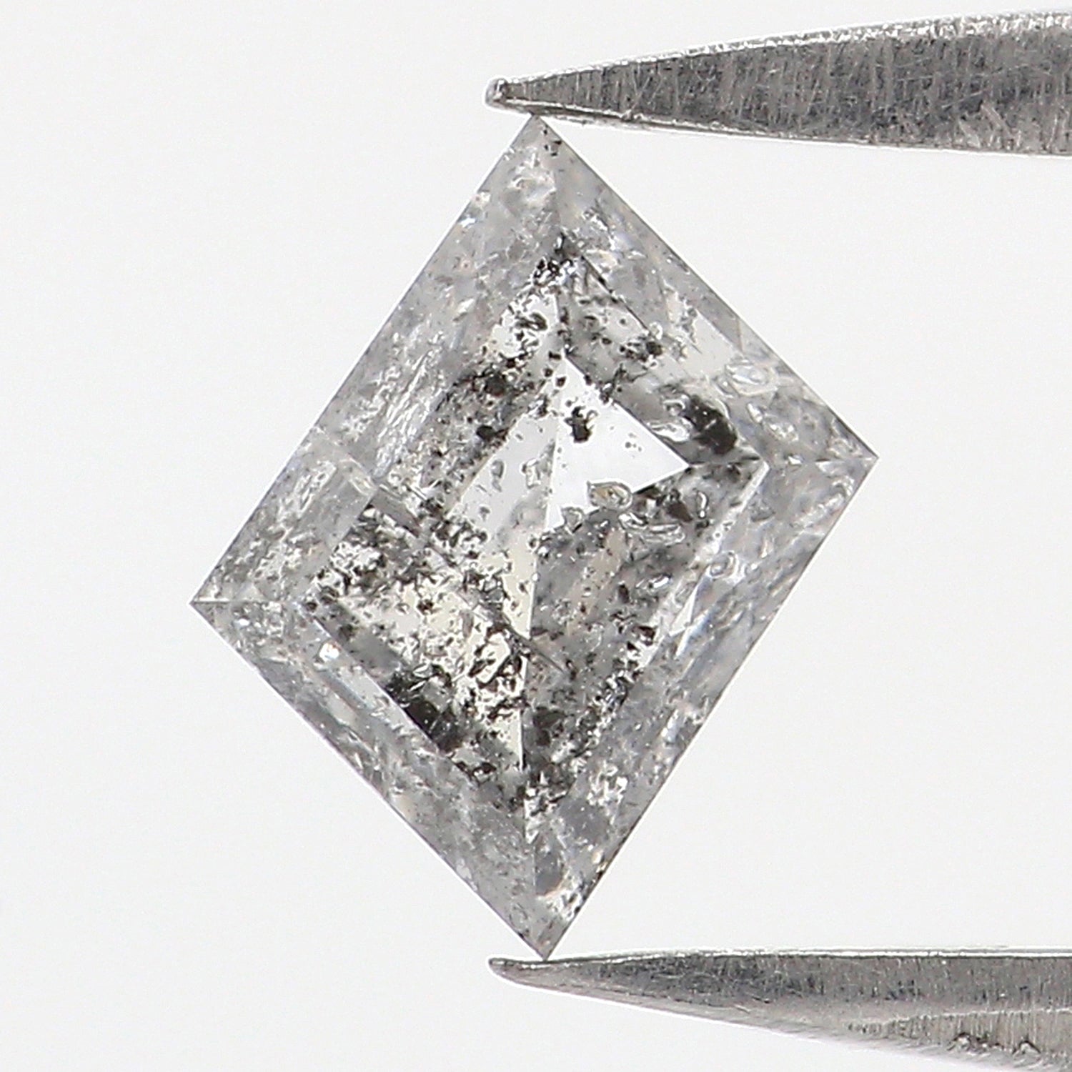 0.58 CT Natural Loose Kite Shape Diamond Salt And Pepper Kite Shape Diamond 7.00 MM Natural Black Grey Color Kite Rose Cut Diamond LQ7666