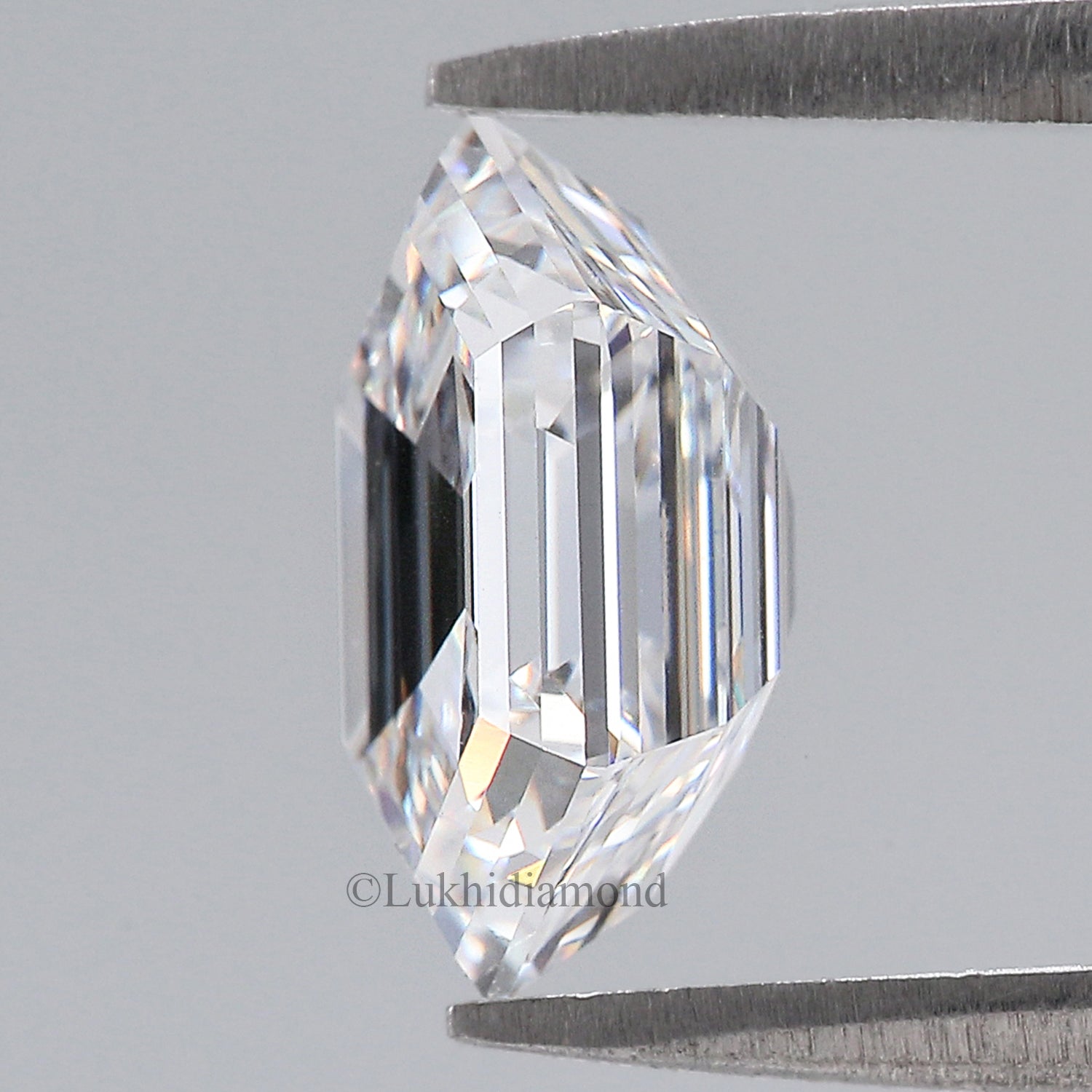 2.77 CT IGI Certified Hexagonal Step Cut Diamond White - D Color VVS2 Clarity Lab Grown Diamond Lab Created Diamond Hexagon Diamond L3321