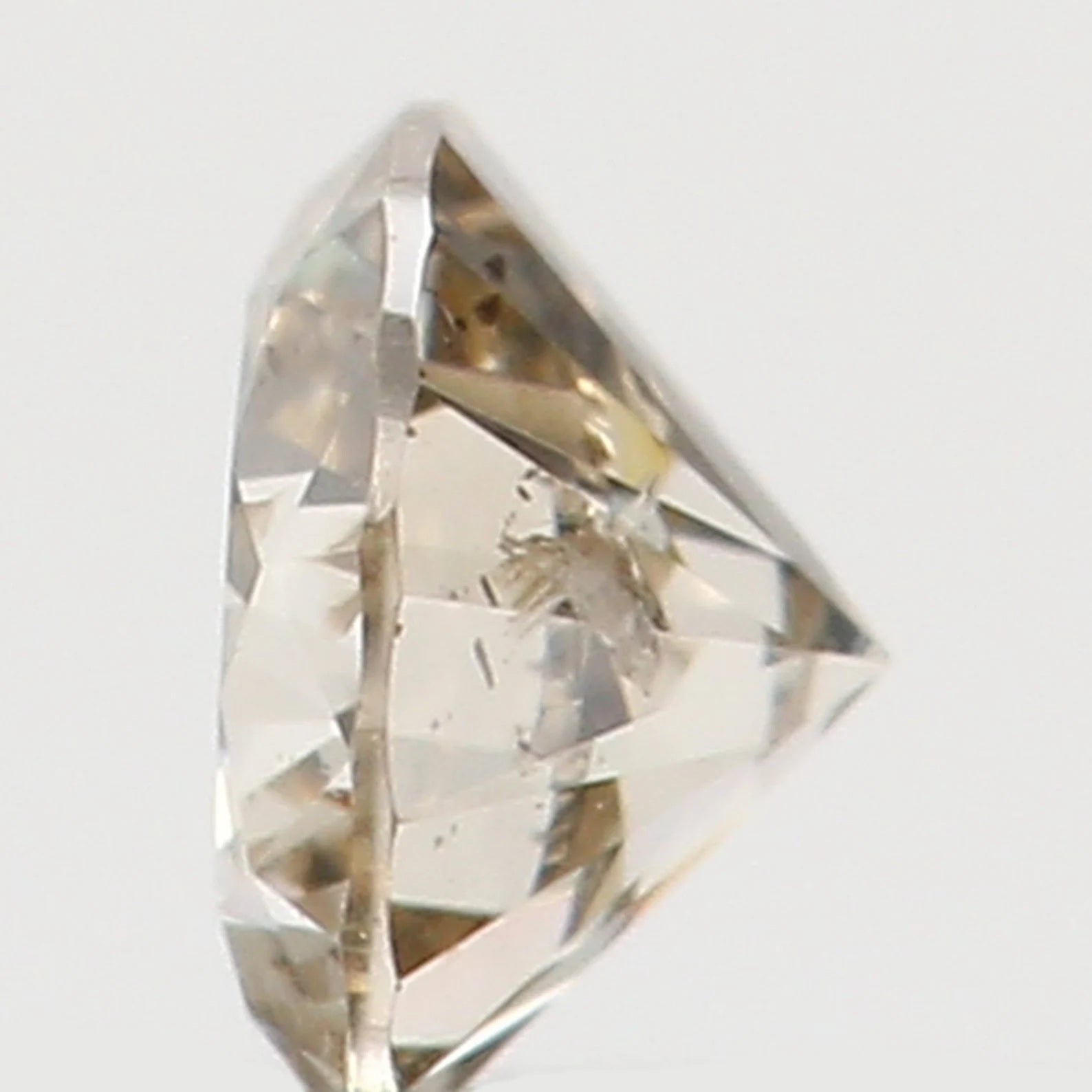 0.08 Ct Natural Loose Round Shape Diamond Brown Color Round Cut Diamond 2.80 MM Natural Loose Diamond Round Brilliant Cut Diamond N7823