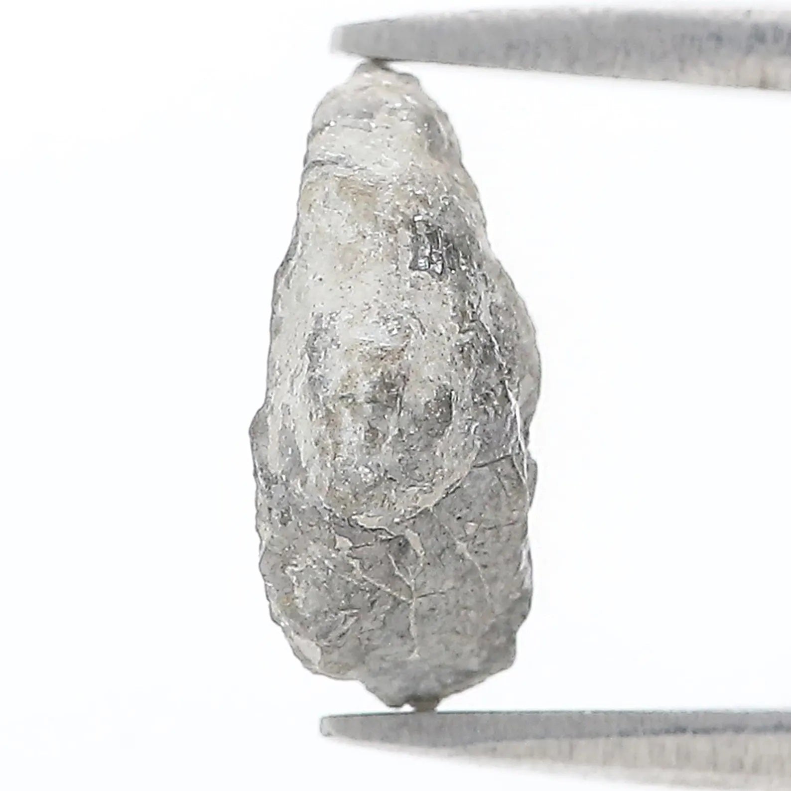 3.11 CT Natural Loose Rough Shape Diamond Grey Color Rough Uncut Diamond 11.25 MM Natural Grey Color Rough Irregular Cut Diamond NQ2588