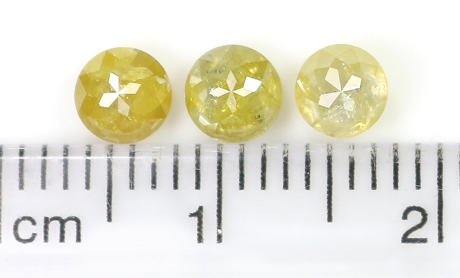 1.28 CT Natural Loose Rose Cut Diamond Yellow Grey Color Round Cut Diamond 4.20 MM Natural Loose Diamond Round Rose Cut Shape Diamond LQ6198