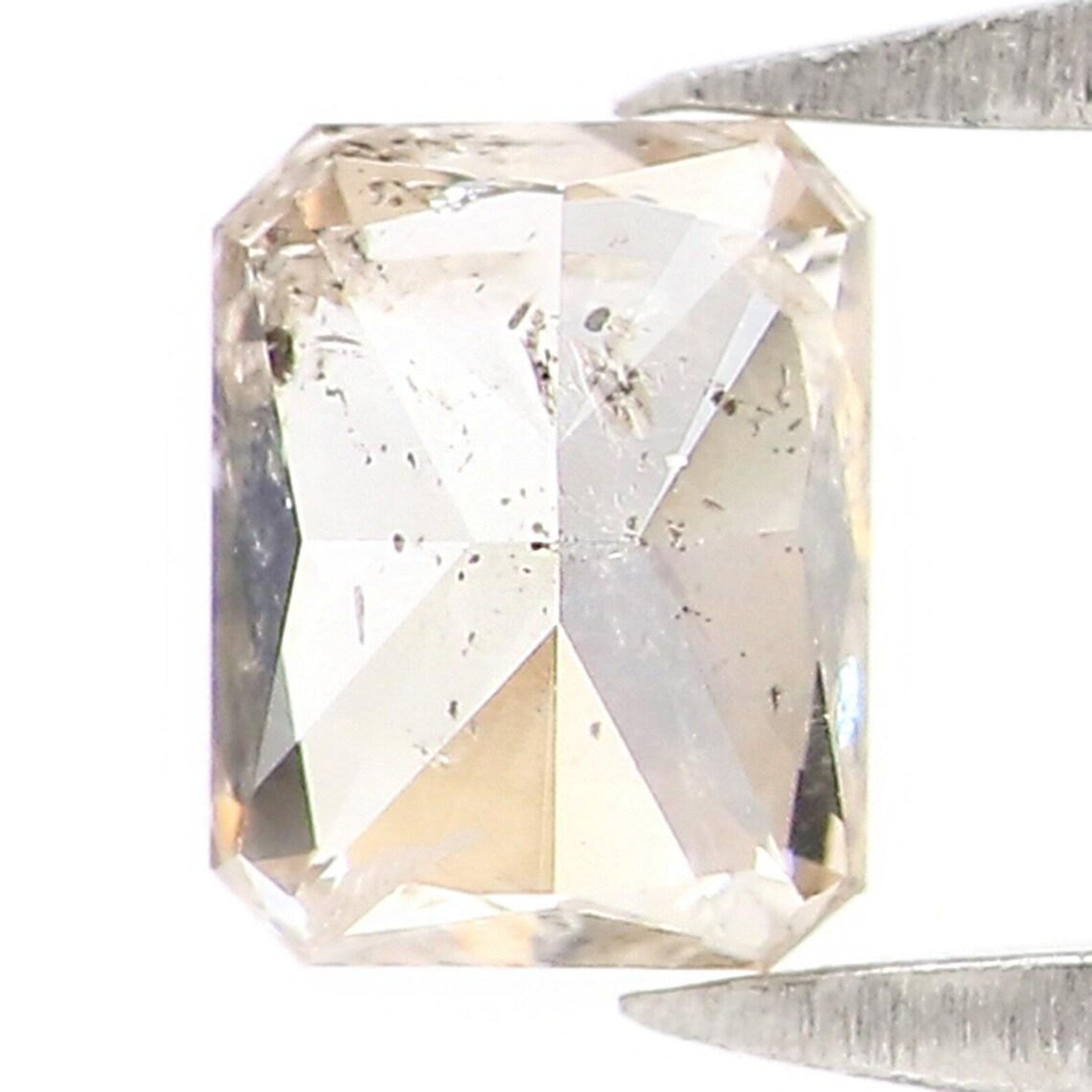 0.32 CT Natural Loose Emerald Shape Diamond Grey Color Emerald Diamond 4.20 MM Natural Loose Grey Color Emerald Brilliant Cut Diamond NQ7376