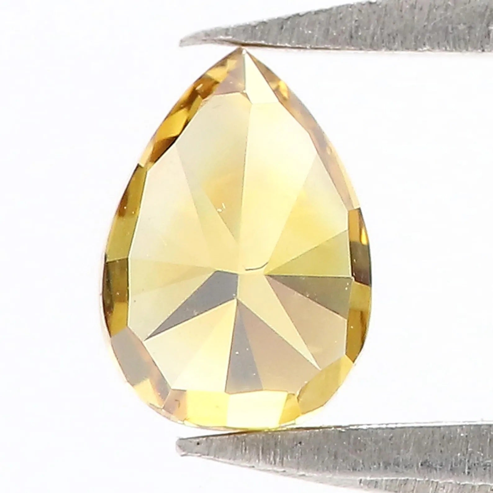 0.44 Ct Natural Loose Pear Shape Diamond Brown Color Pear Cut Diamond 5.25 MM Natural Loose Brown Color Pear Brilliant Cut Diamond QNB9828