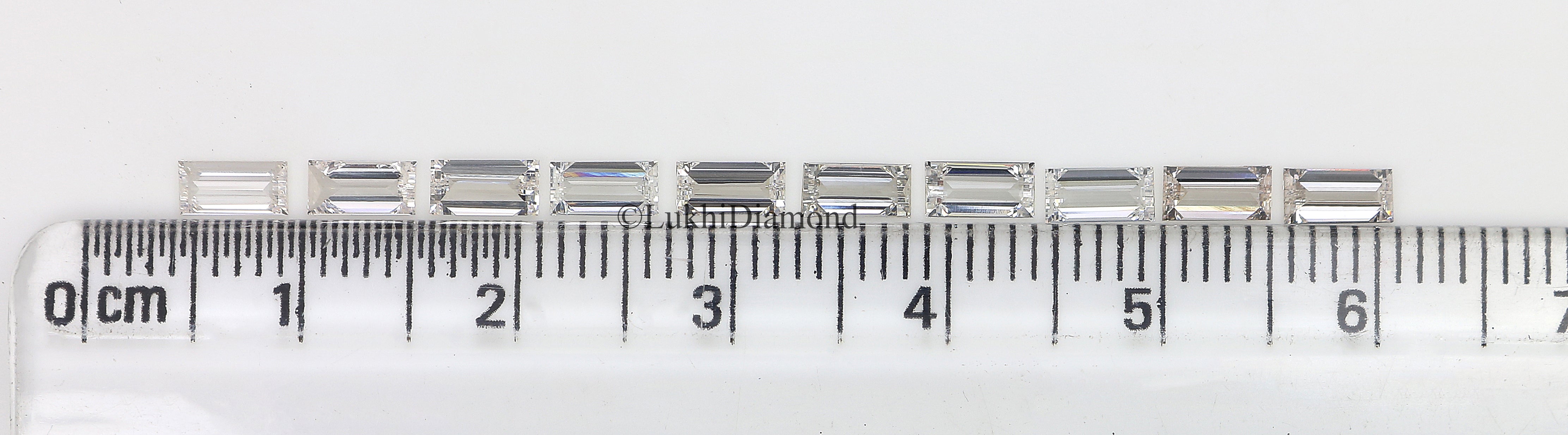 Baguette Cut D/E/F Color VS Clarity Lab Grown Diamond Lab Created Loose Diamond Baguette Shape 2.5/3.0/3.5/4.0/5.0 MM CVD Diamond Q154