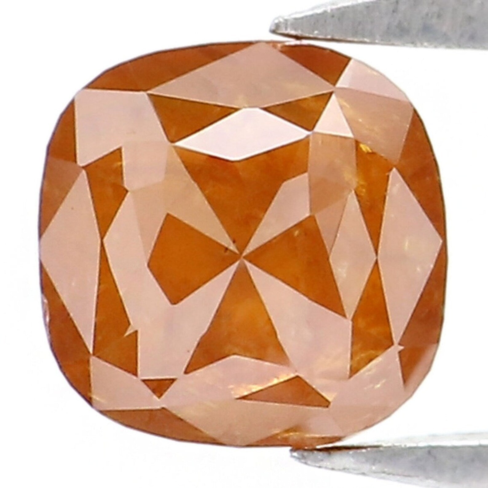 0.61 CT Natural Loose Cushion Shape Diamond Brown Color Cushion Cut Diamond 4.70 MM Natural Loose Diamond Cushion Rose Cut Diamond NQ1961