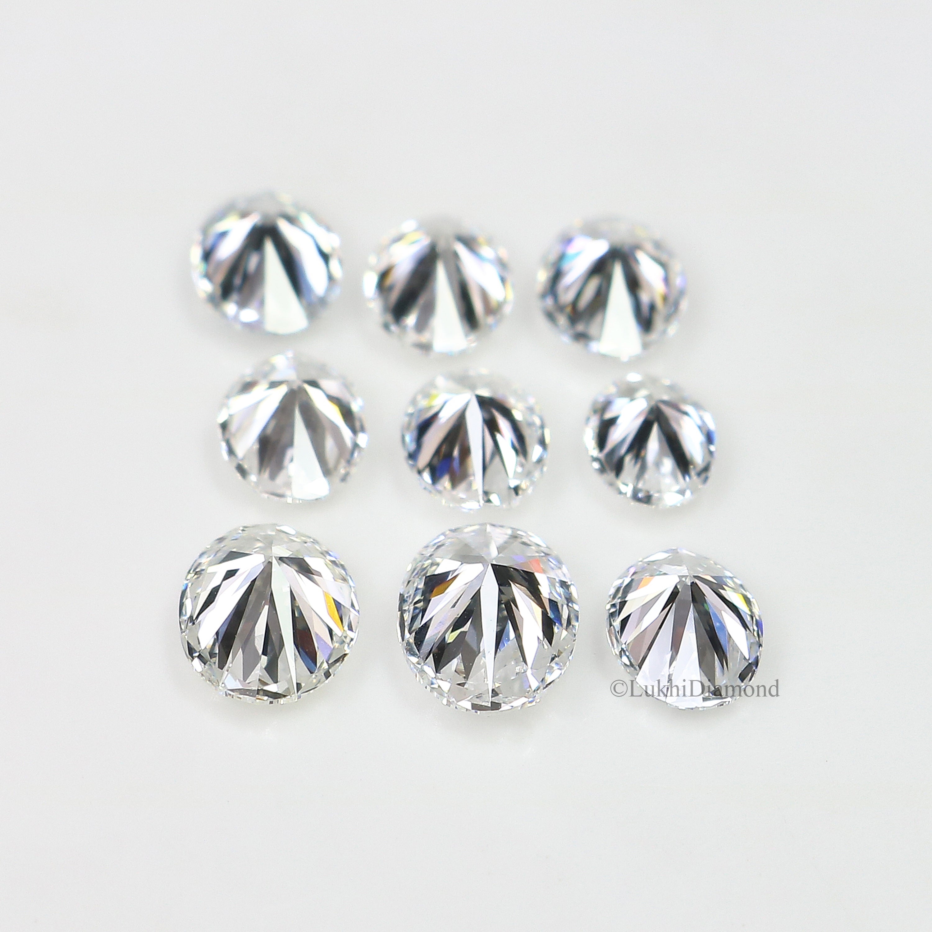 Oval Cut Diamond E/D Color VS Clarity Lab Grown Diamond Lab Created Loose Diamond Oval Shape 4X3/5X3/5.5X3.5/6X4 MM Lab CVD Diamond Q162