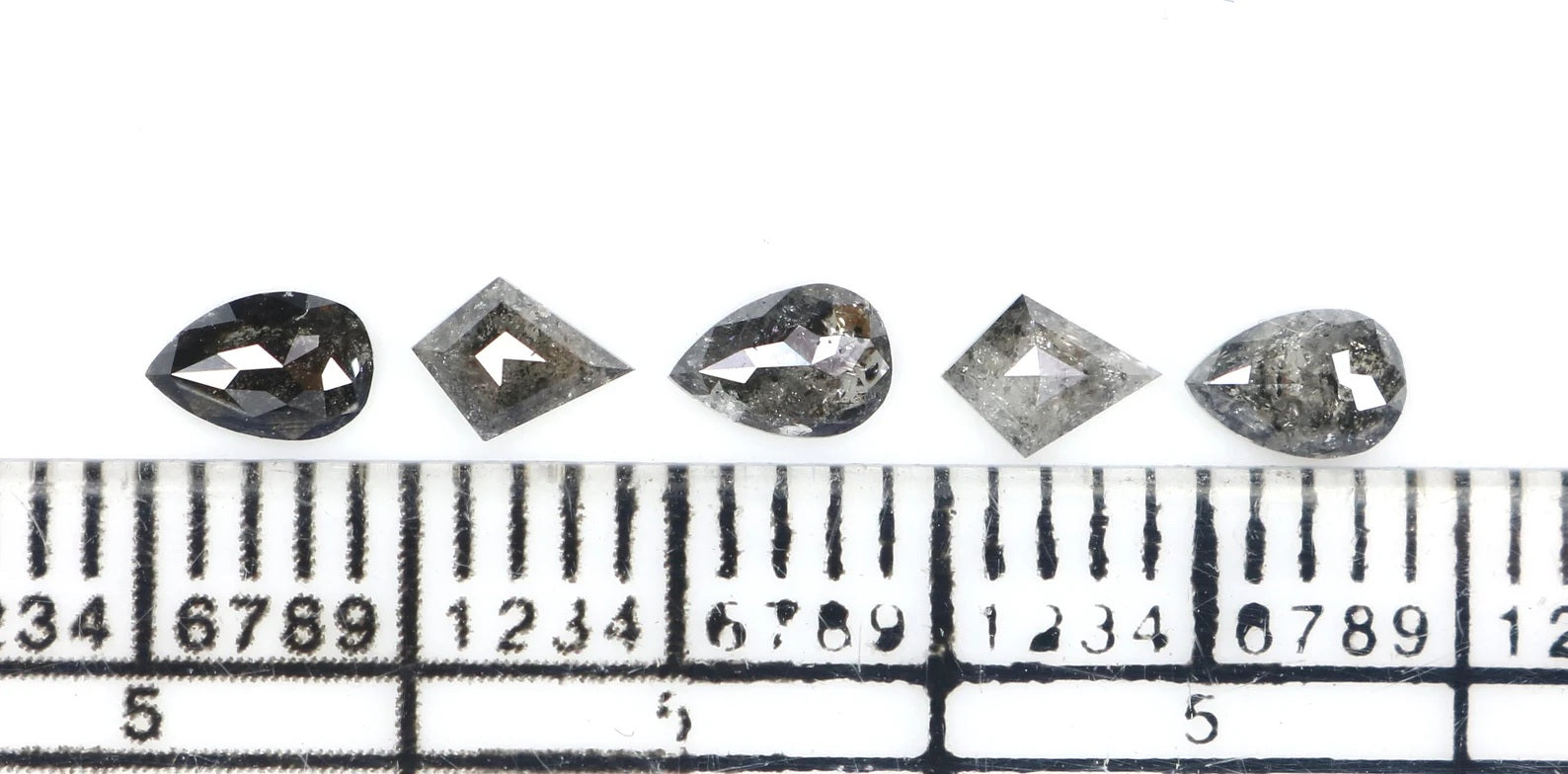 Natural Loose Mix Shape Diamond, Salt And Pepper Mix Shape Diamond, Natural Loose Diamond, Antique Cut Diamond, 0.65 CT Mix Shape KDN2283