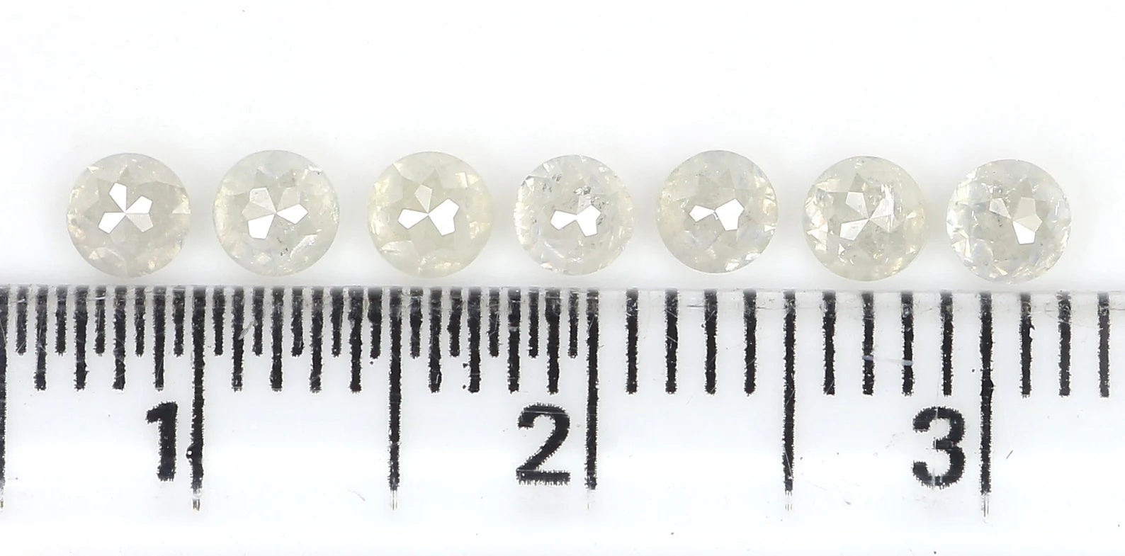 1.39 Ct Natural Loose Round Shape Diamond Grey Color Round Diamond 3.05 MM Natural Loose Diamond Gray Color Round Rose Cut Diamond NQ2500