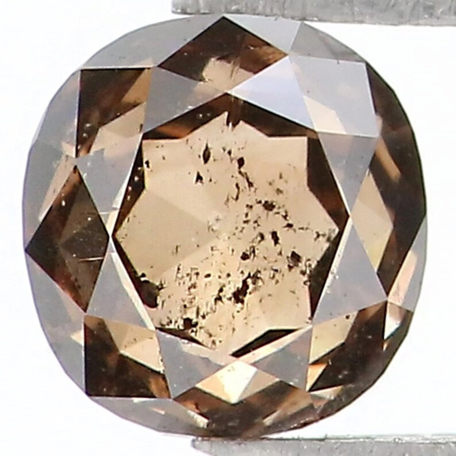 0.47 CT Natural Loose Cushion Shape Diamond Brown Color Cushion Cut Diamond 4.05 MM Natural Loose Diamond Cushion Rose Cut Diamond NQ1648
