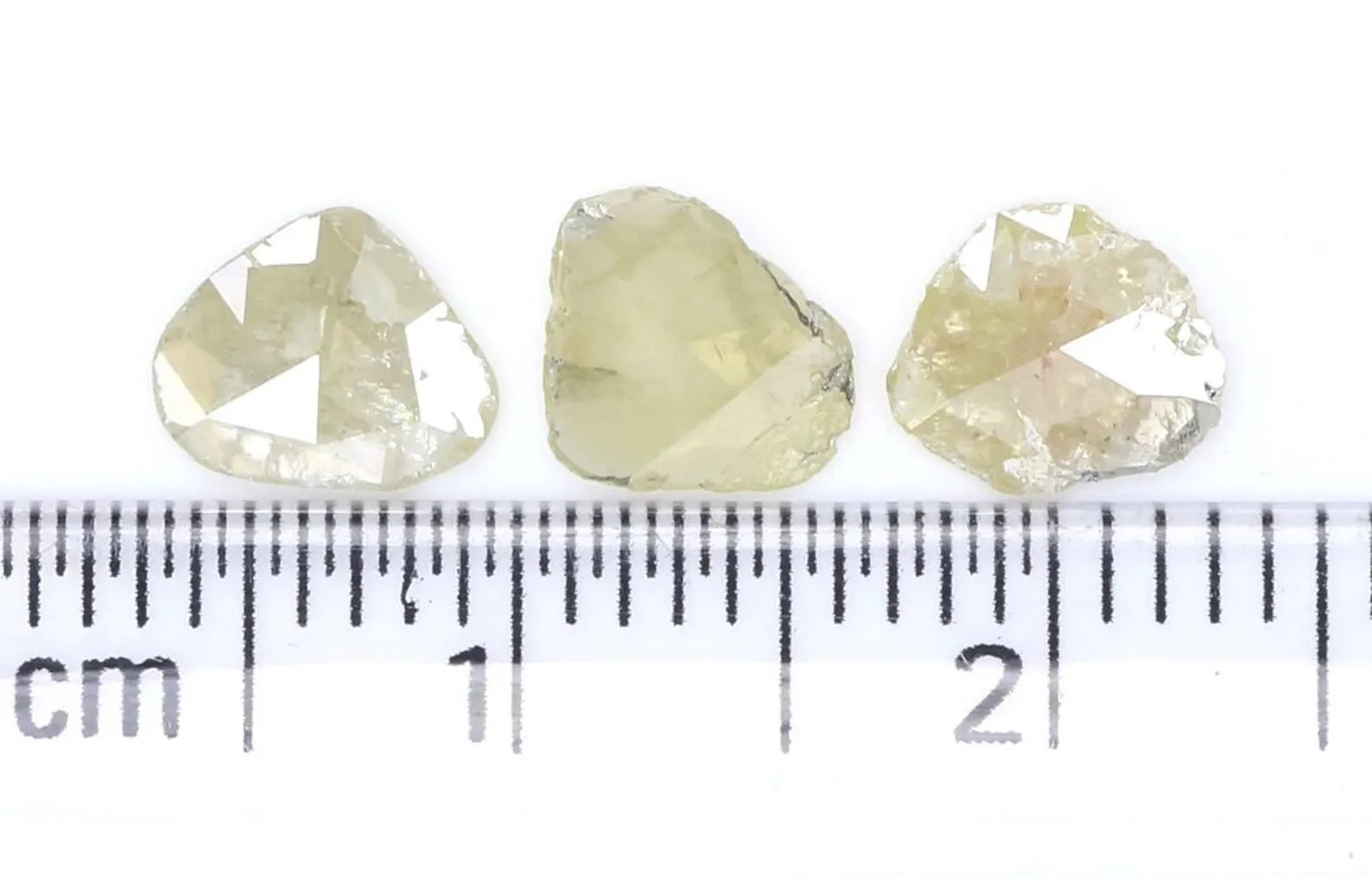 1.02 CT Natural Loose Slice Diamond Yellow Color Slice Diamond 6.30 MM Natural Loose Diamond Grey Color Irregular Rose Cut Diamond NQ1989