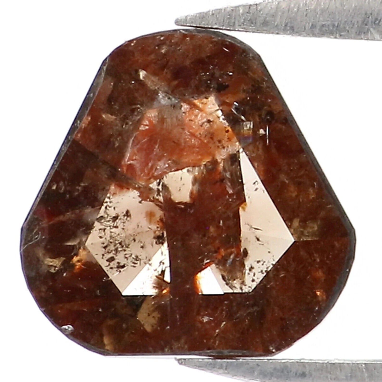 0.88 CT Natural Loose Triangle Diamond Brown Color Diamond Natural Loose Diamond 6.90 MM Triangle Cut Diamond Triangle Shape Diamond NQ7866