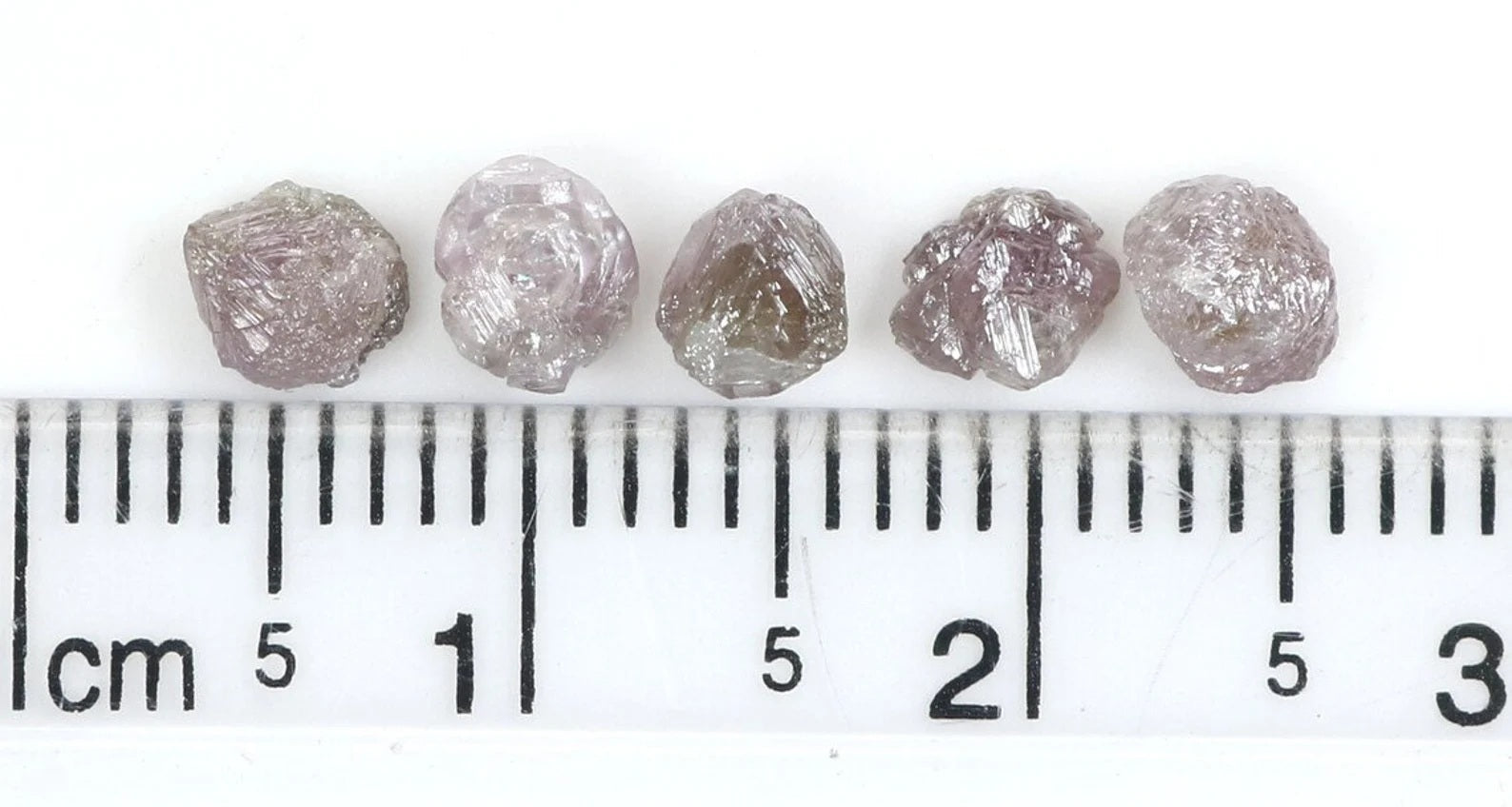 2.12 CT Natural Loose Rough Shape Diamond Pink Color Rough Cut Diamond 4.50 MM Natural Loose Diamond Grey Rough Irregular Cut Diamond QN163