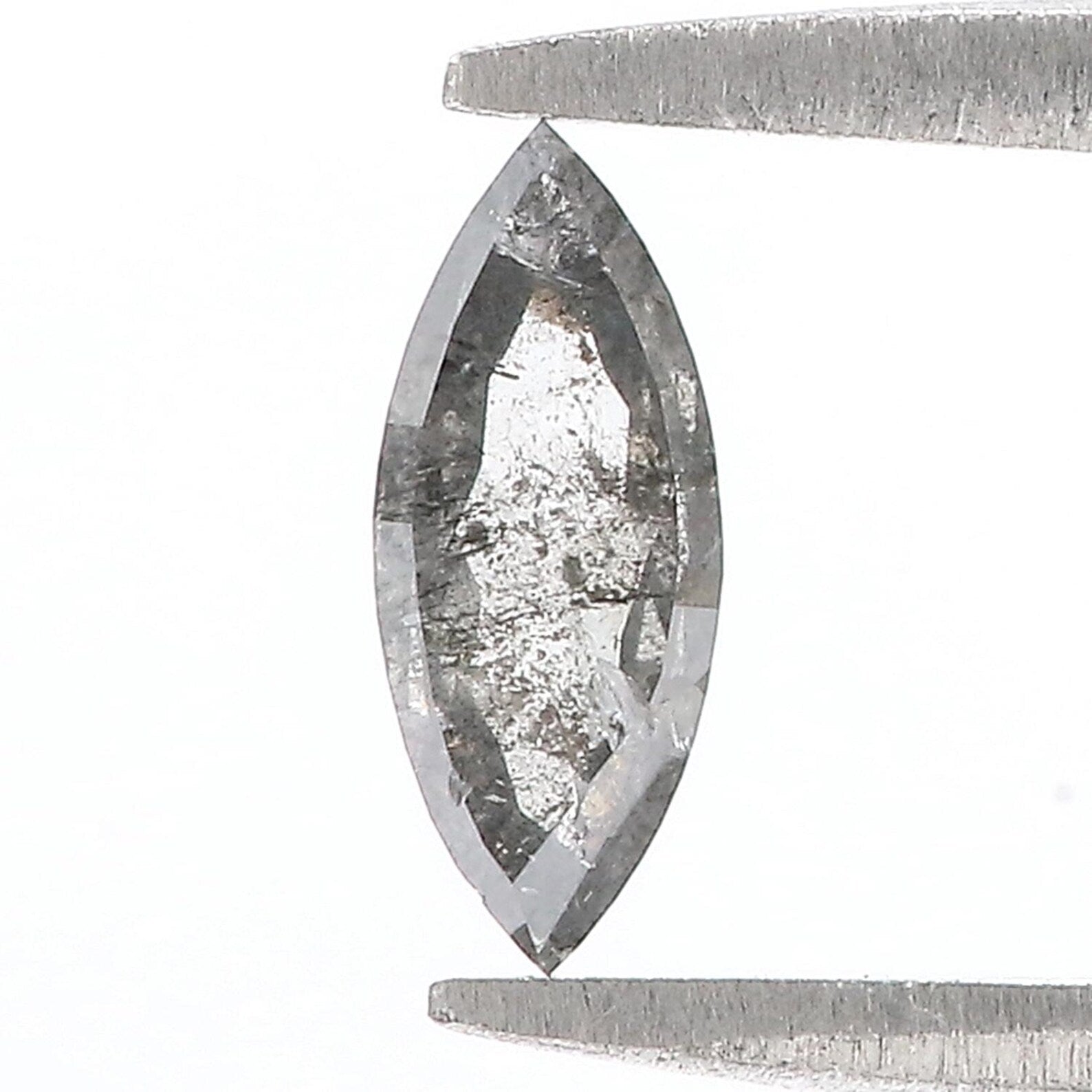 0.51 CT Natural Loose Marquise Shape Diamond Salt And Pepper Marquise Cut Diamond 8.25 MM Natural Loose Diamond Marquise Cut Diamond QN916