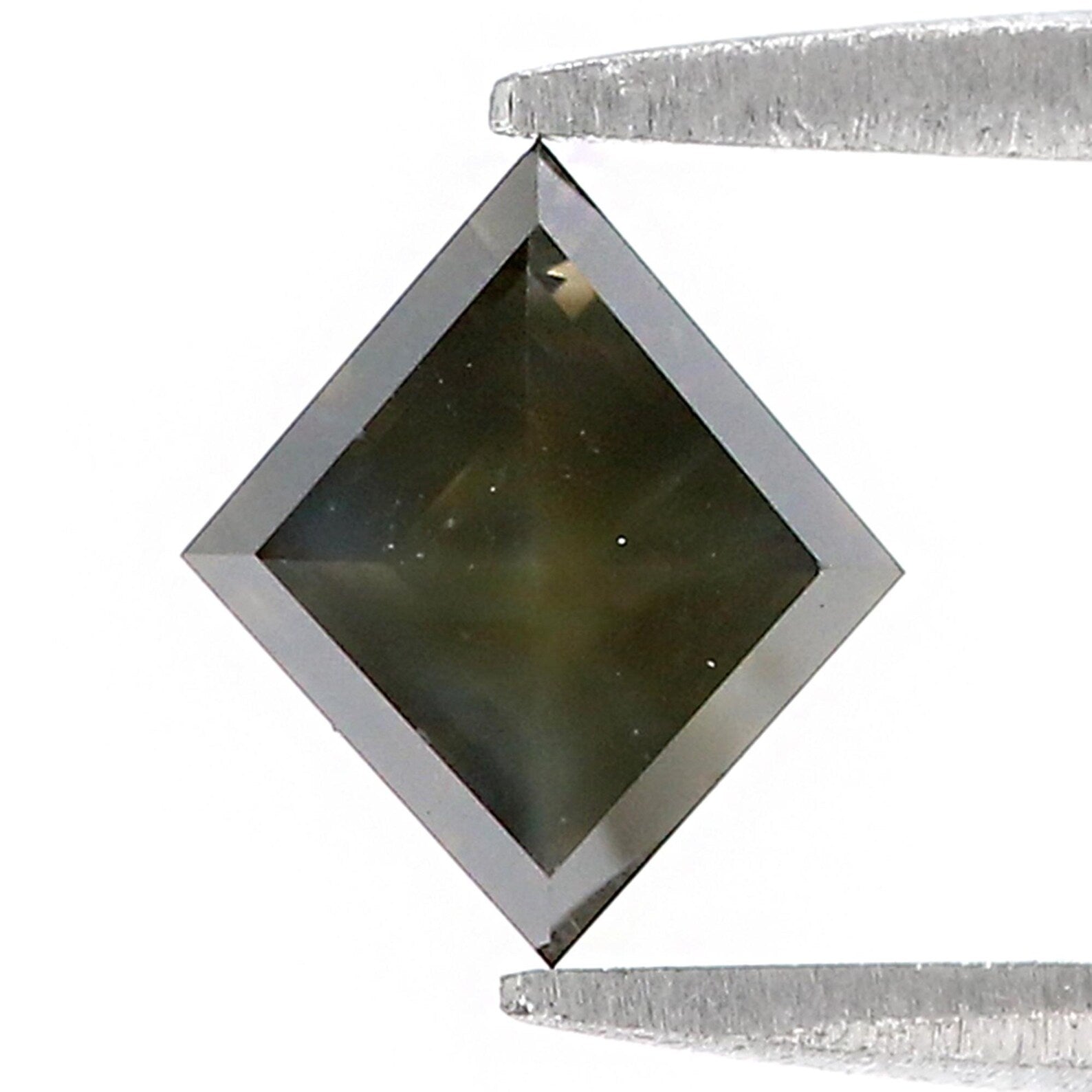 1.04 CT Natural Loose Kite Shape Diamond Salt And Pepper Kite Cut Diamond 7.90 MM Natural Loose Diamond Black Grey Kite Shape Diamond QN9594