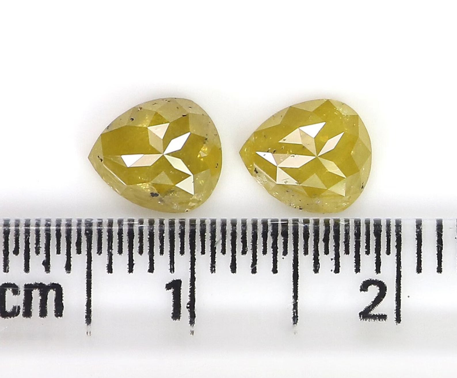 1.29 CT Natural Loose Pear Shape Diamond Yellow Color Pear Shape Diamond 6.52 MM Natural Loose Diamond Yellow Pear Rose Cut Diamond NQ2478