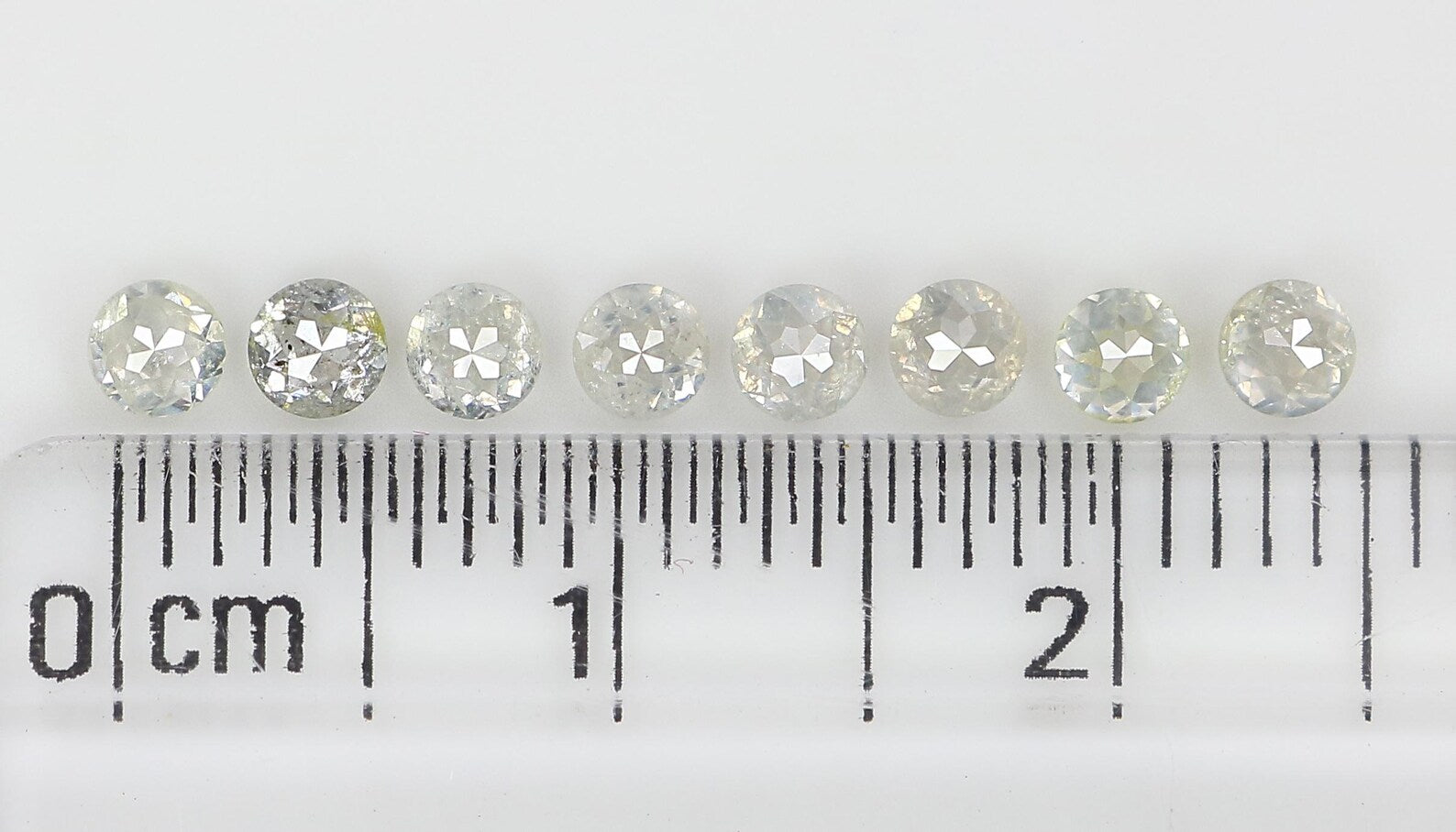 0.97 CT Natural Loose Round Shape Diamond Grey Color Round Diamond 2.80 MM Natural Loose Diamond Grey Color Round Rose Cut Diamond NQ2558