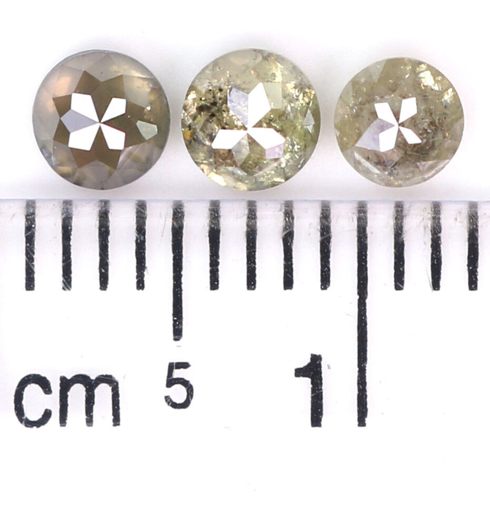 0.88 CT Natural Loose Round Diamond Grey Color Rose Cut Diamond Natural Loose Diamond 3.50 MM Rose Cut Diamond Round Shape Diamond NQ7882