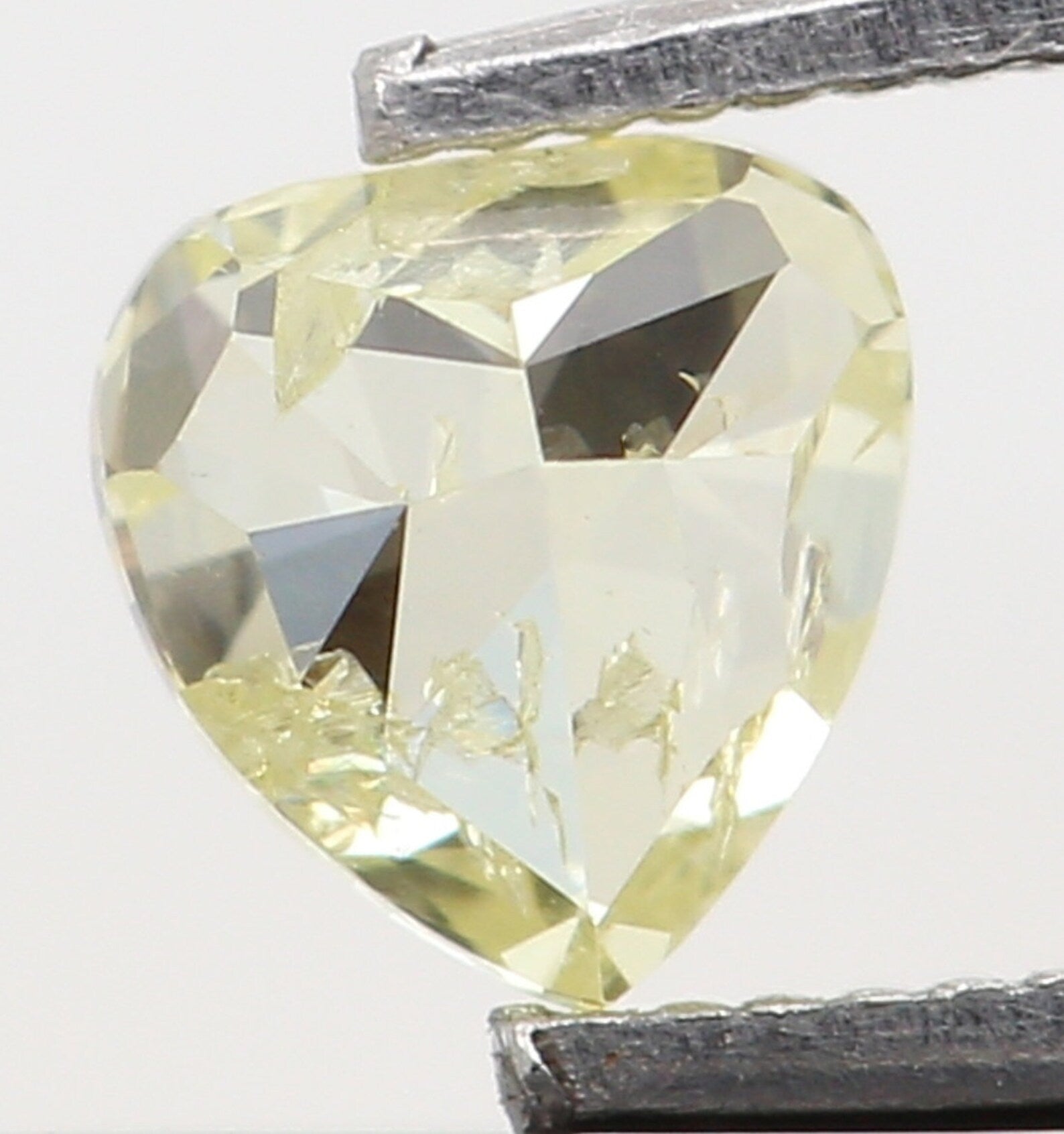 0.14 Ct Natural Loose Heart Shape Diamond Yellow Color Heart Cut Diamond 3.20 MM Natural Loose Diamond Heart Brilliant Cut Diamond N8074
