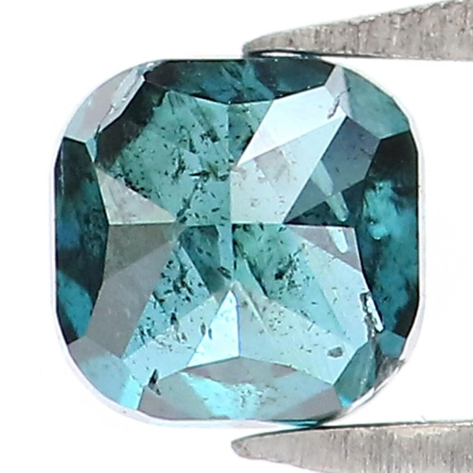 0.30 CT Natural Loose Cushion Shape Diamond Blue Color Cushion Cut Diamond 3.55 MM Natural Blue Color Cushion Brilliant Cut Diamond NQ8693