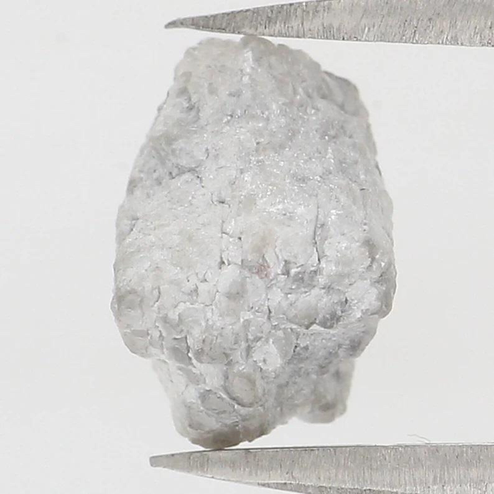 3.00 CT Natural Loose Rough Uncut Diamond Gray Color Rough Shape Diamond 9.05 MM Natural Loose Diamond Rough Irregular Cut Diamond NQ2325