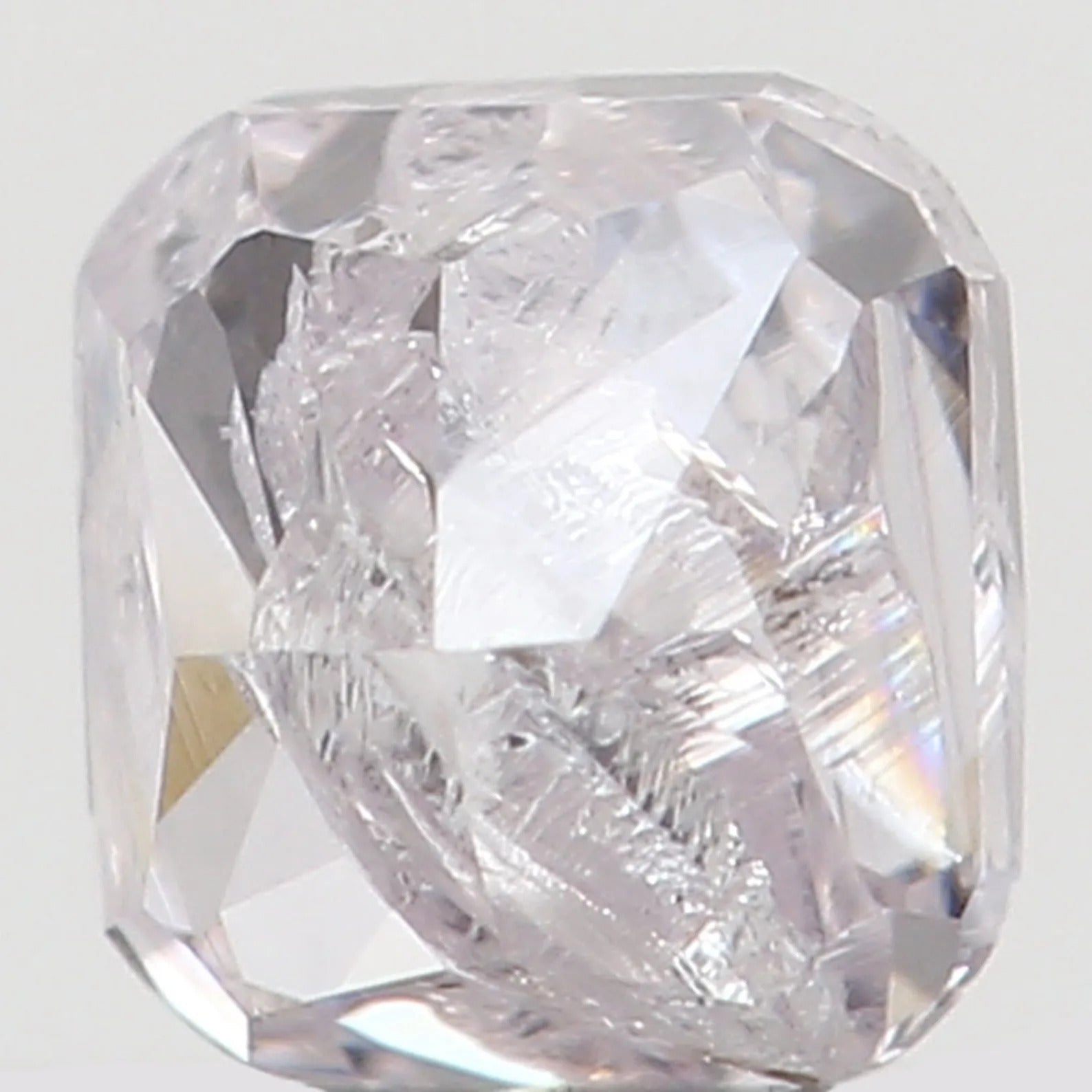 0.18 Ct Natural Loose Diamond Cushion Pink Color I2 Clarity 3.10 MM N7435