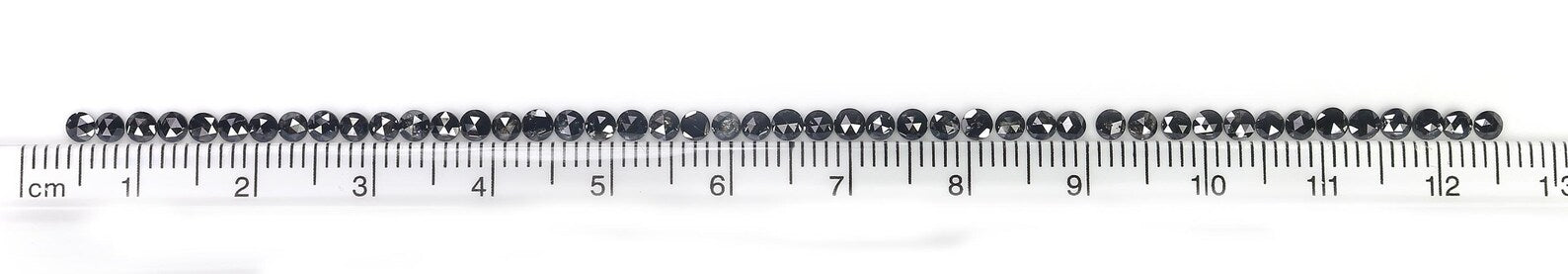 3.25 CT Natural Loose Round Shape Diamond Black Color Round Diamond 2.60 MM Natural Loose Diamond Black Color Round Rose Cut Diamond NQ1797
