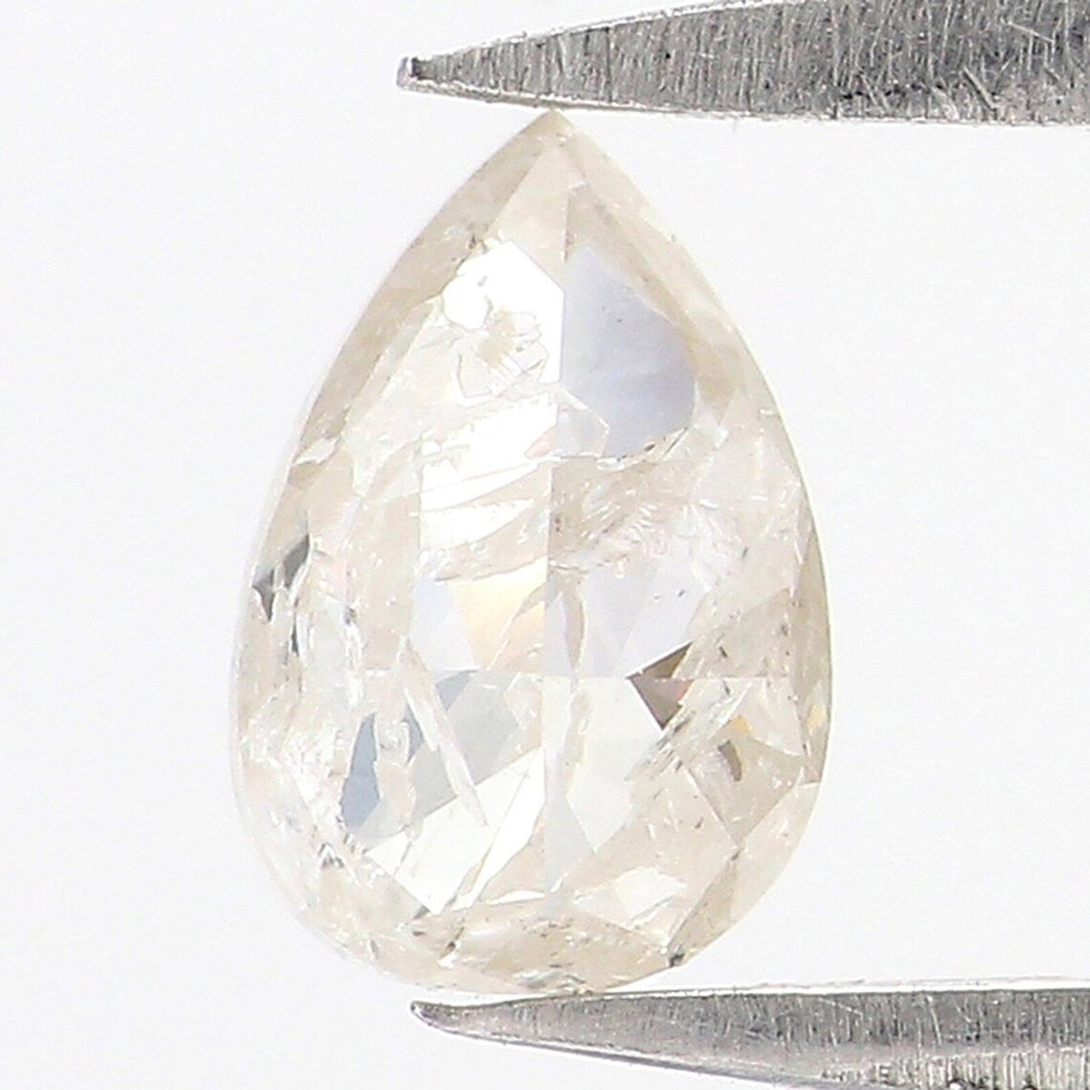 0.66 CT Natural Loose Pear Shape Diamond Yellow Color Pear Cut Diamond 6.60 MM Natural Grey Color Diamond Pear Brilliant Cut Diamond NQ7419