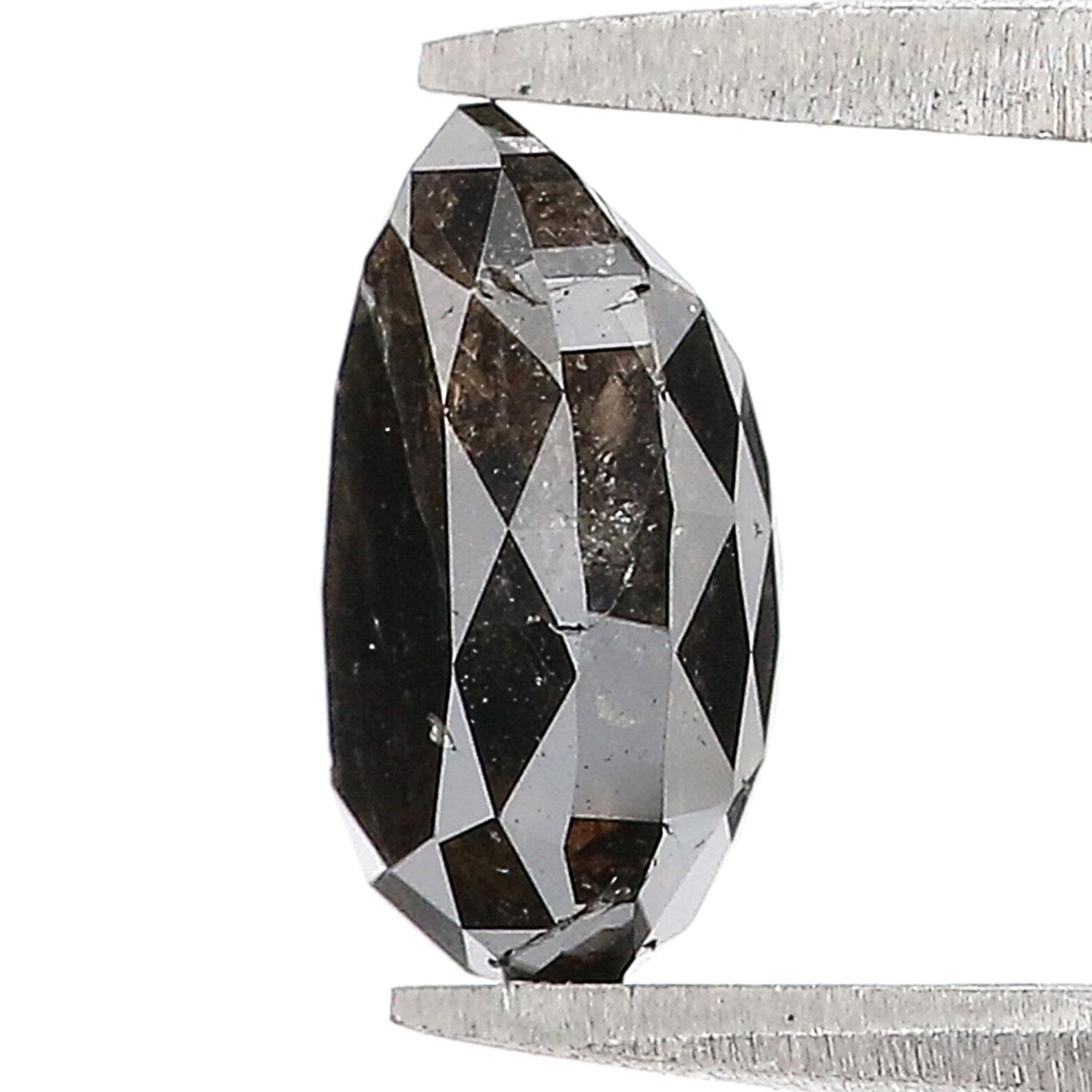 2.69 CT Natural Loose Pear Shape Diamond Black Color Pear Cut Diamond 9.60 MM Natural Loose Black Color Pear Brilliant Cut Diamond NQ6513