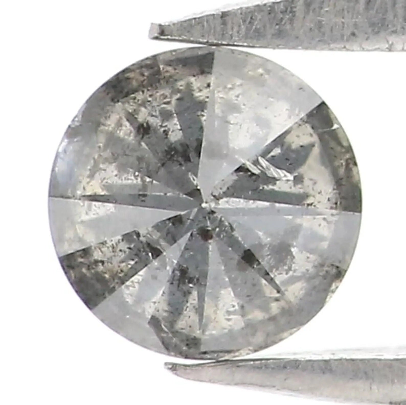 0.29 CT Natural Loose Round Shape Diamond Salt And Pepper Round Diamond 4.20 MM Natural Black Grey Color Round Brilliant Cut Diamond NQ2316