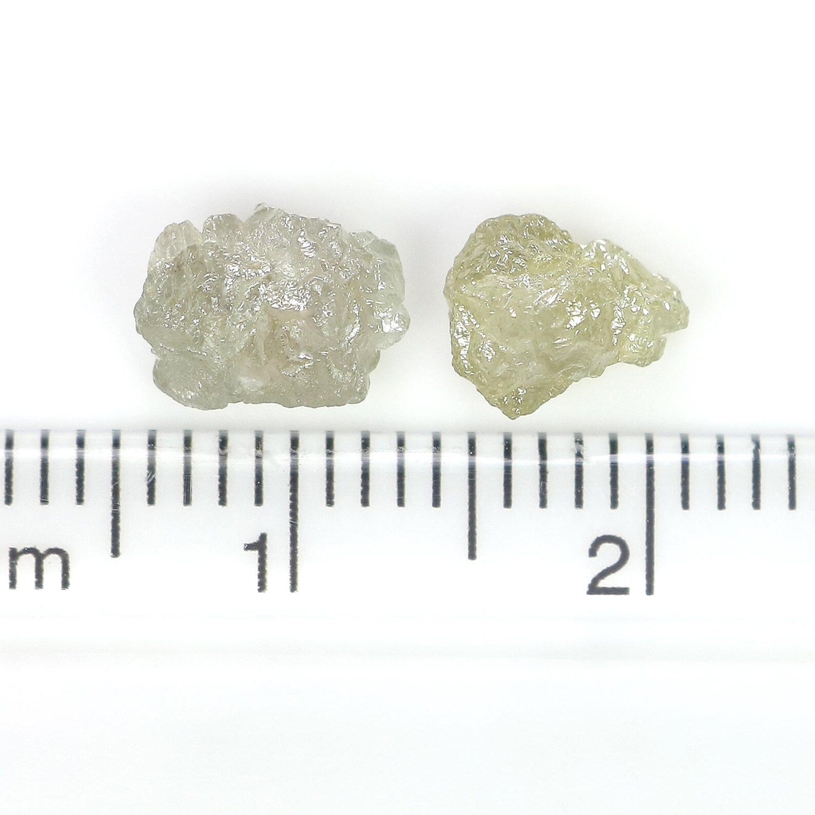 2.68 CT Natural Loose Rough Shape Diamond Grey Color Rough Uncut Diamond 7.65 MM Natural Grey Diamond Rough Irregular Cut Diamond NQ2580