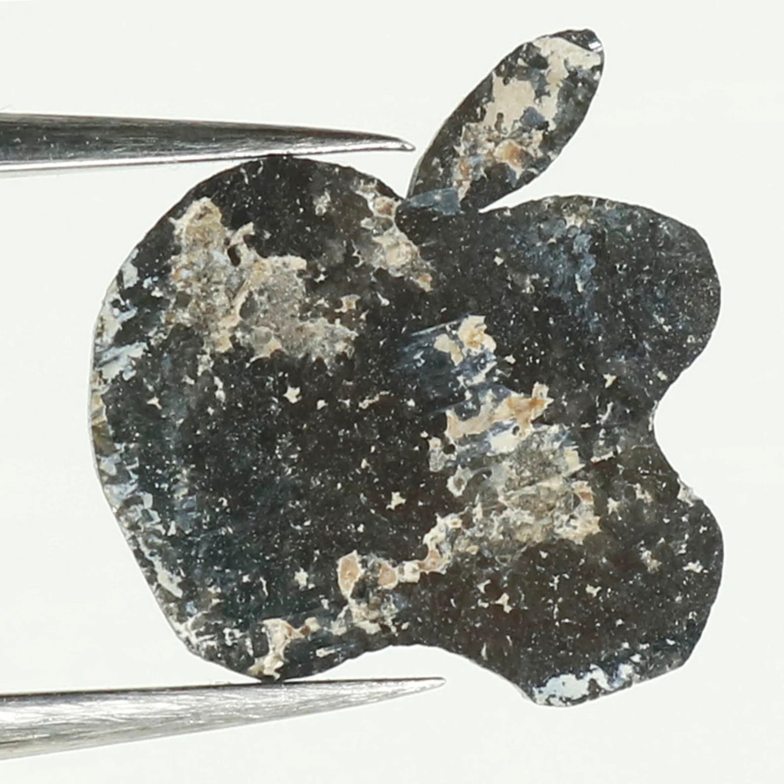 1.07 Ct Natural Loose Diamond, Apple Shape Diamond, Black Diamond, Rose Cut Diamond, Antique Diamond, Real Diamond KDN1188