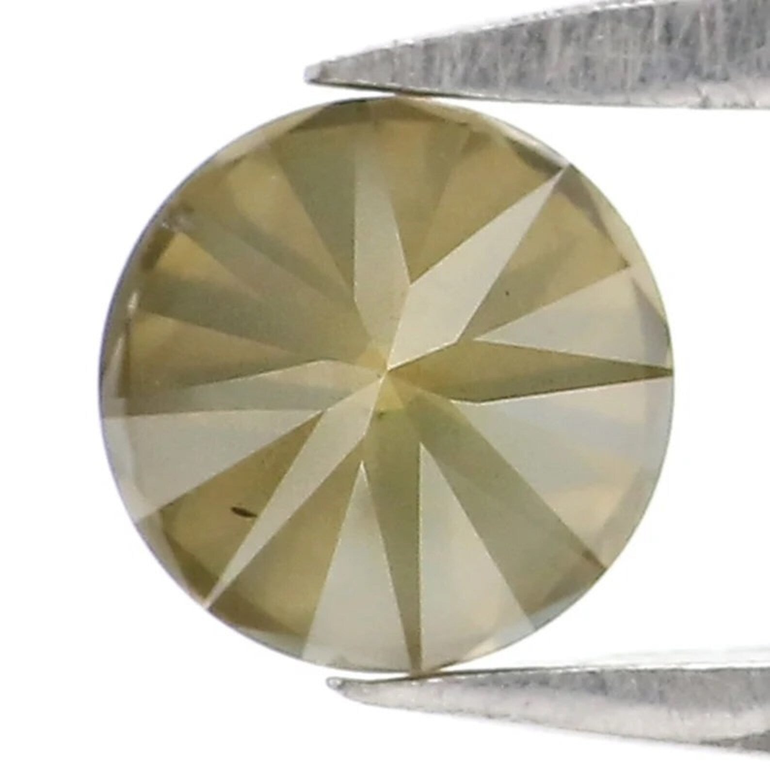 0.49 CT Natural Loose Round Shape Diamond Yellow Green Color Round Cut Diamond 4.65 MM Natural Diamond Round Brilliant Cut Diamond NQ7427
