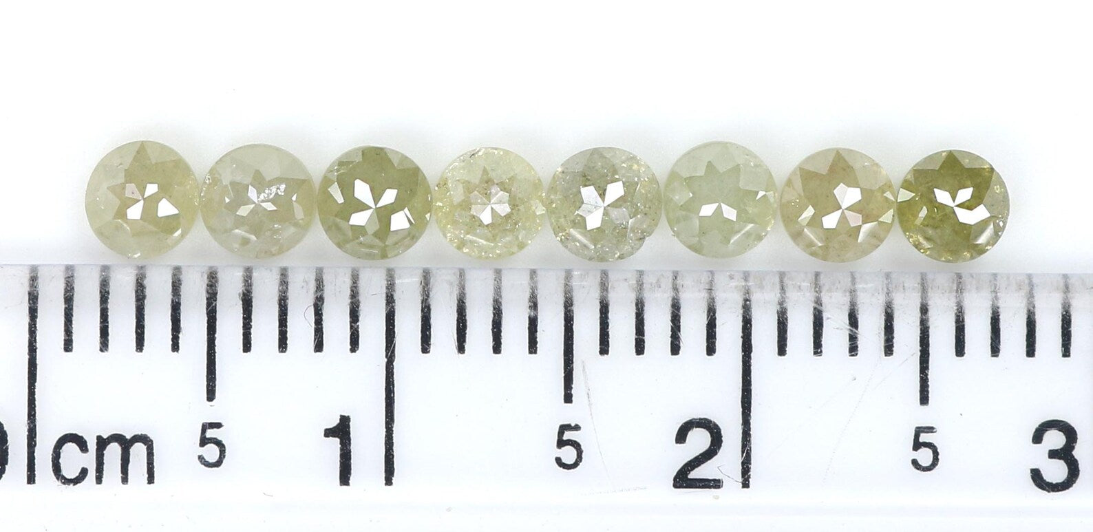 1.58 CT Natural Loose Round Shape Diamond Grey Color Round Diamond 3.20 MM Natural Loose Diamond Grey Color Round Rose Cut Diamond NQ7774